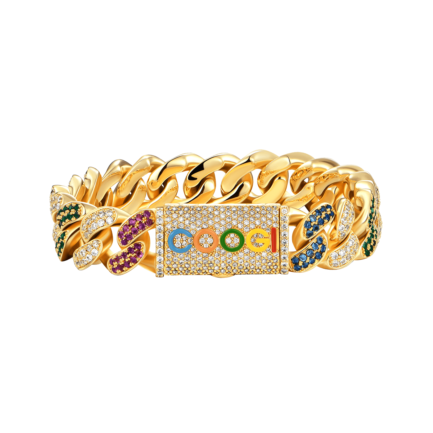 Pulsera cubana de batido de aporo x coogi - 12 mm