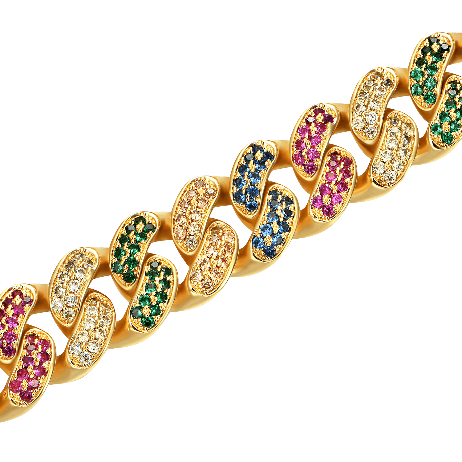 Pulsera cubana de batido de aporo x coogi - 12 mm