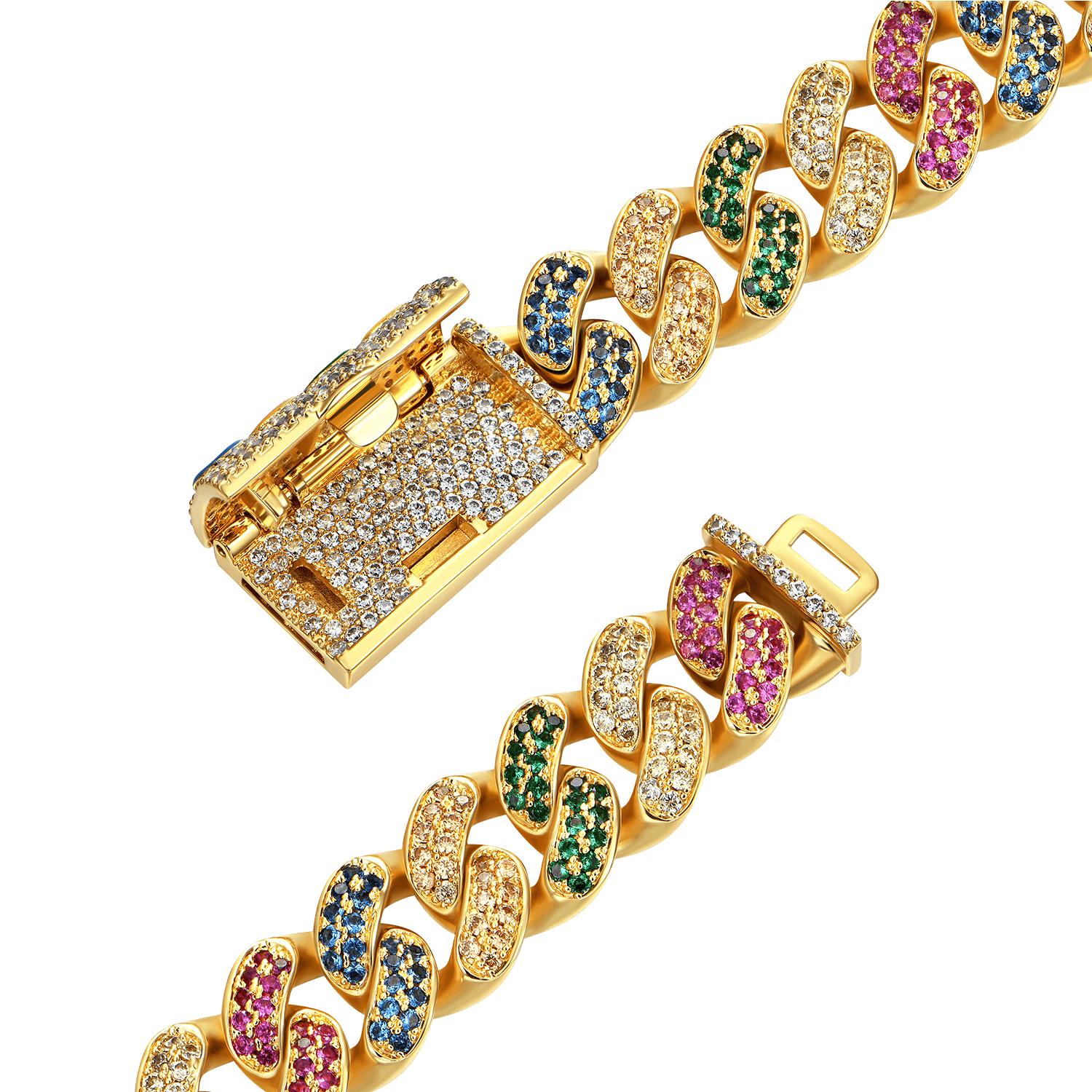 Pulsera cubana de batido de aporo x coogi - 12 mm
