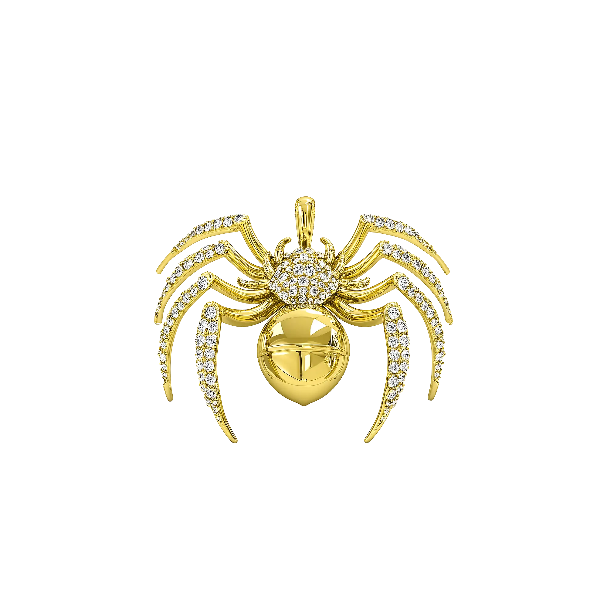Moissanite Venom Spider Pendant