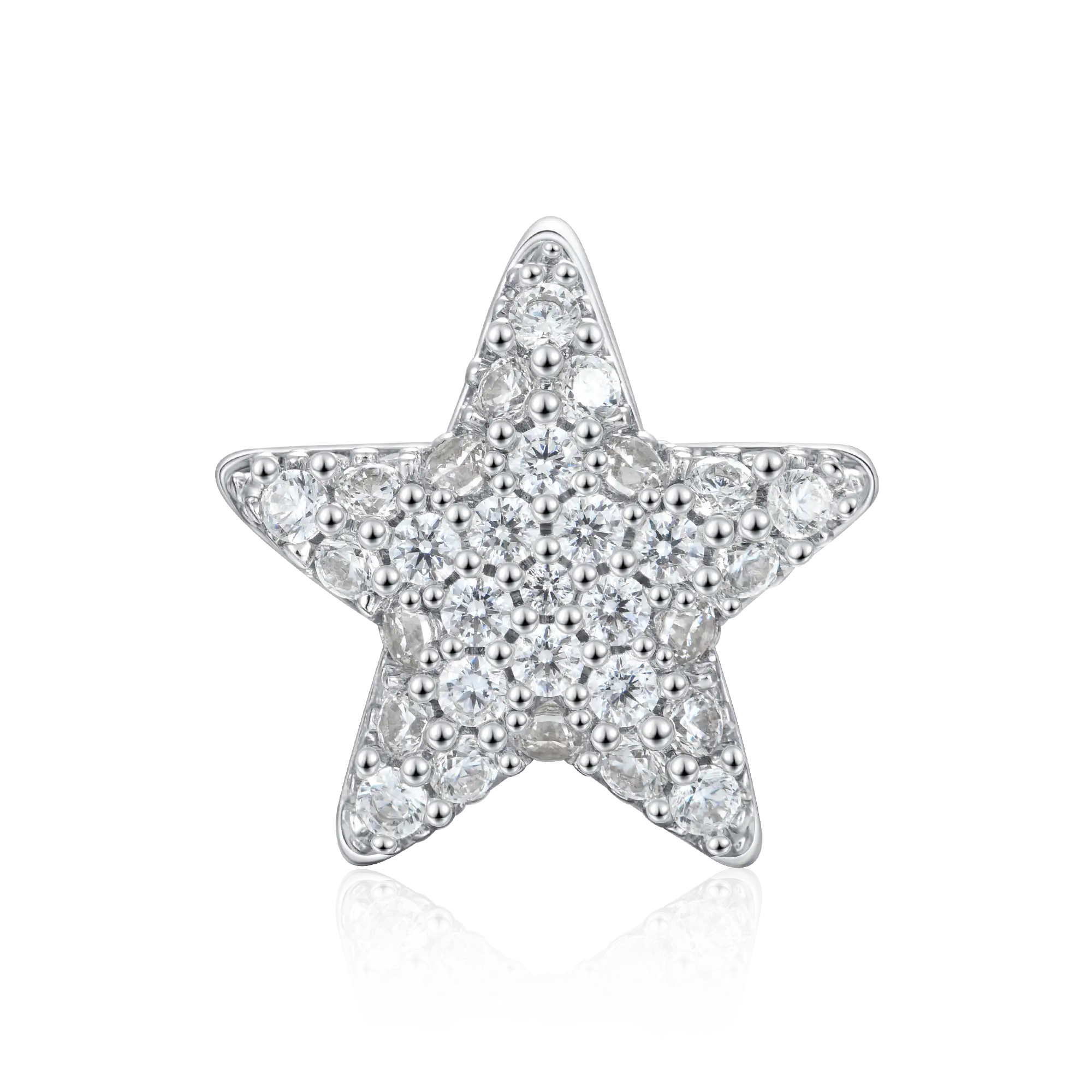 #Style_Pentagram#Color_White Gold