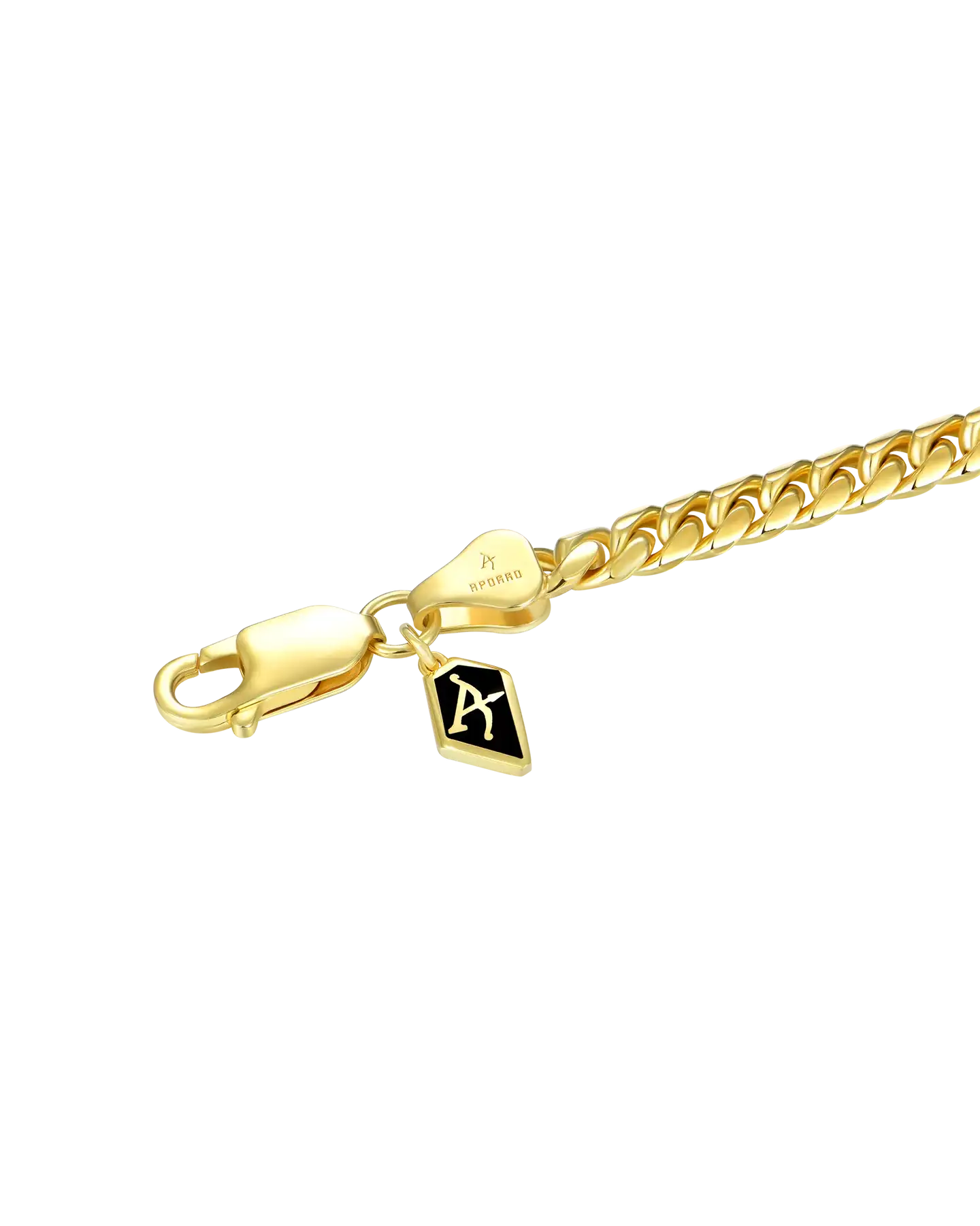 5mm 14k Gold Moissanite Custom Old English Name Necklace