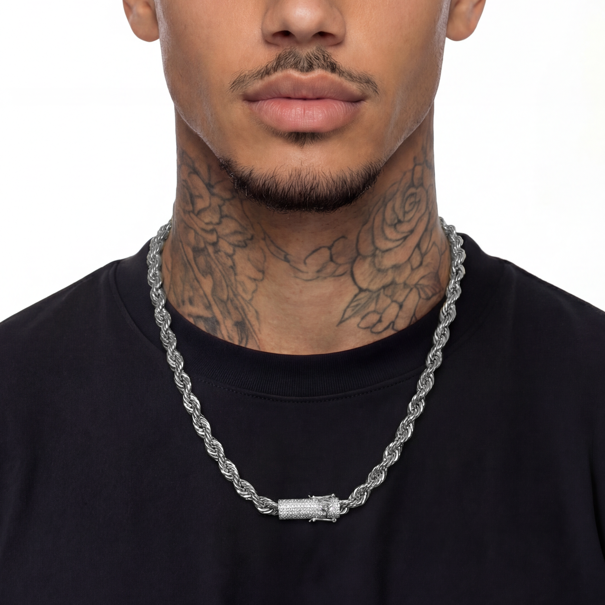 Cadena de cuerda con cierre helado - 10 mm