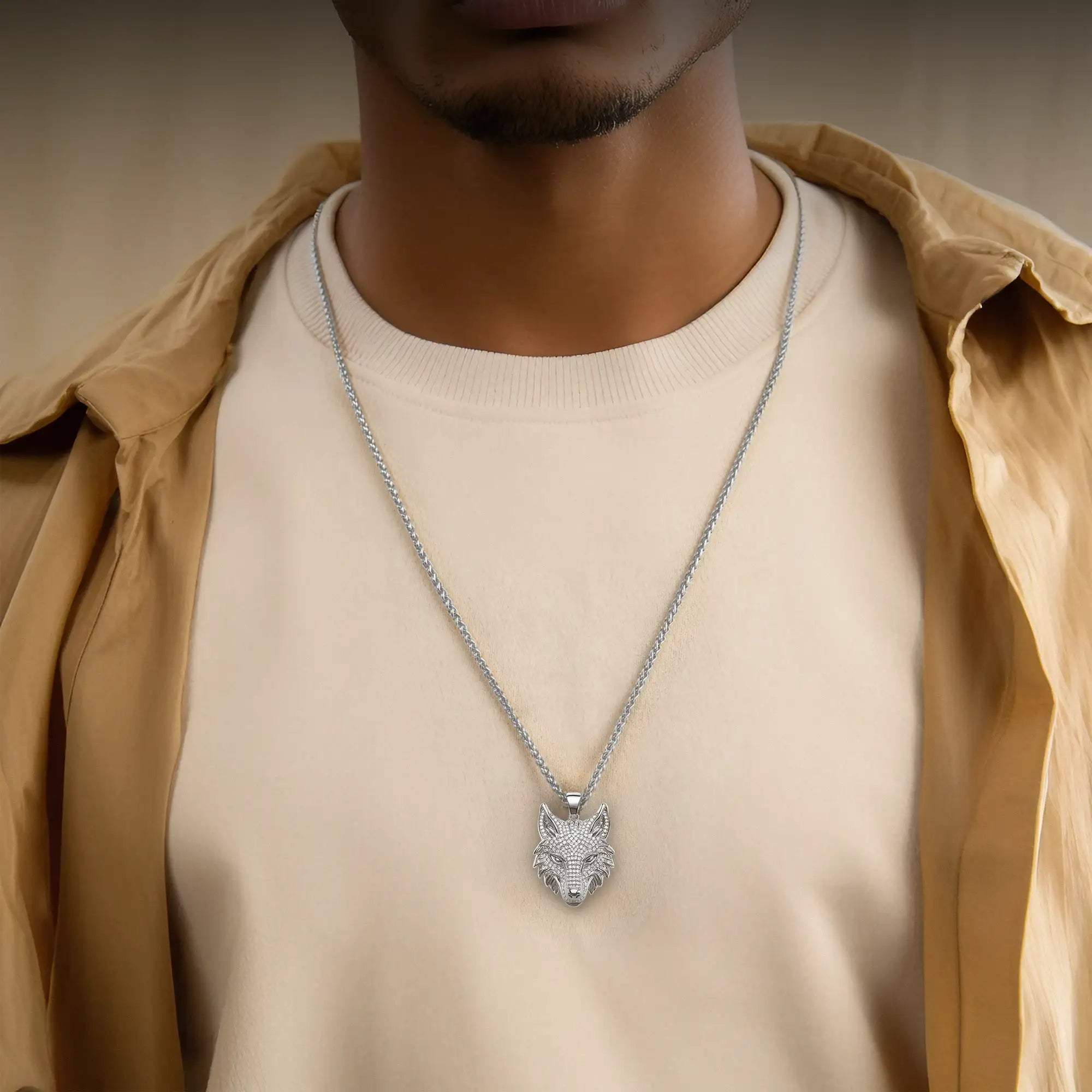 Fierce Wolf Pendant