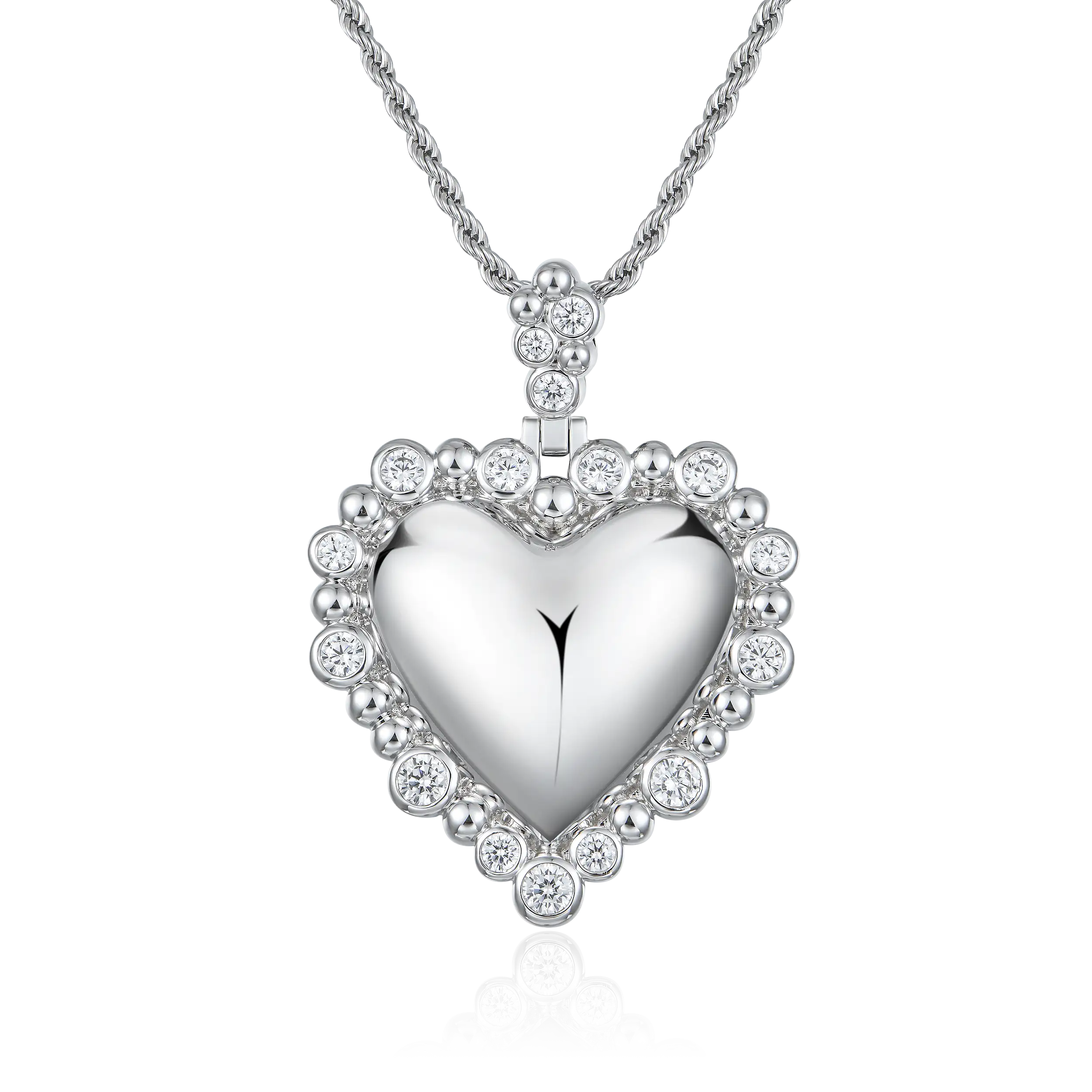 Love Heart Metal Pendant