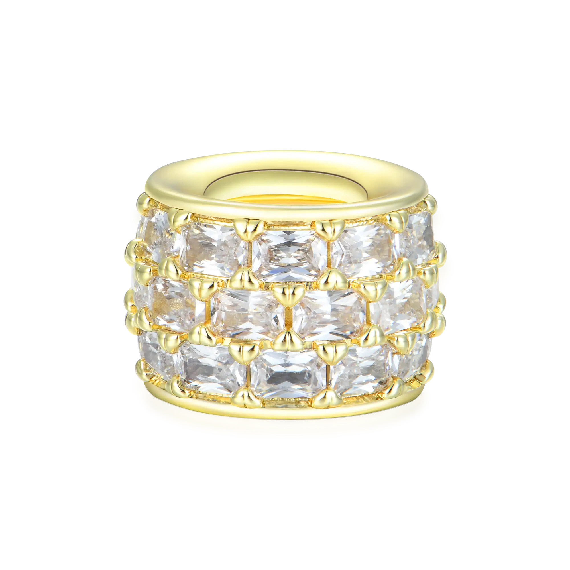 #Style_Emerald Cut#Color_Yellow Gold