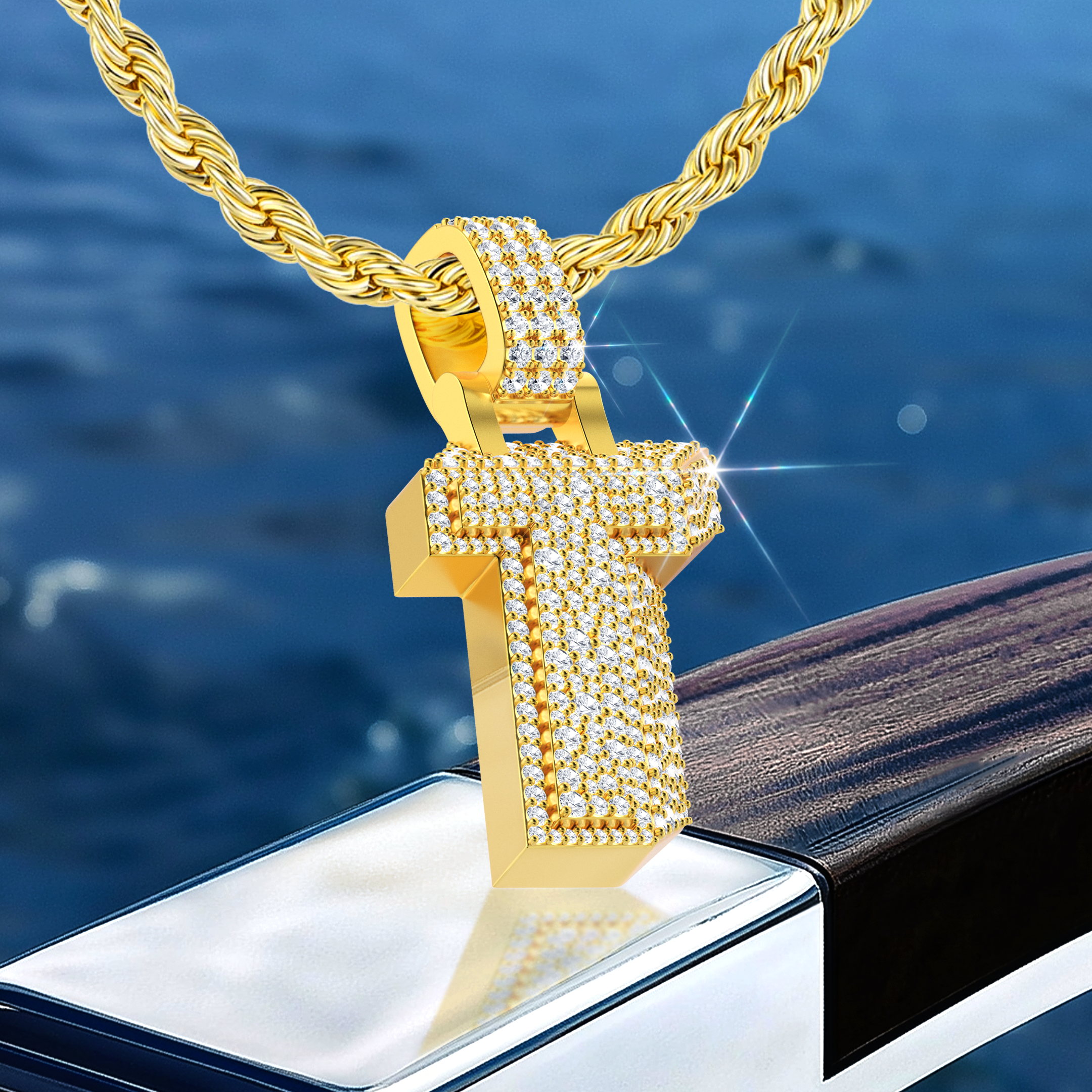 Custom 3D University Logo Pendant