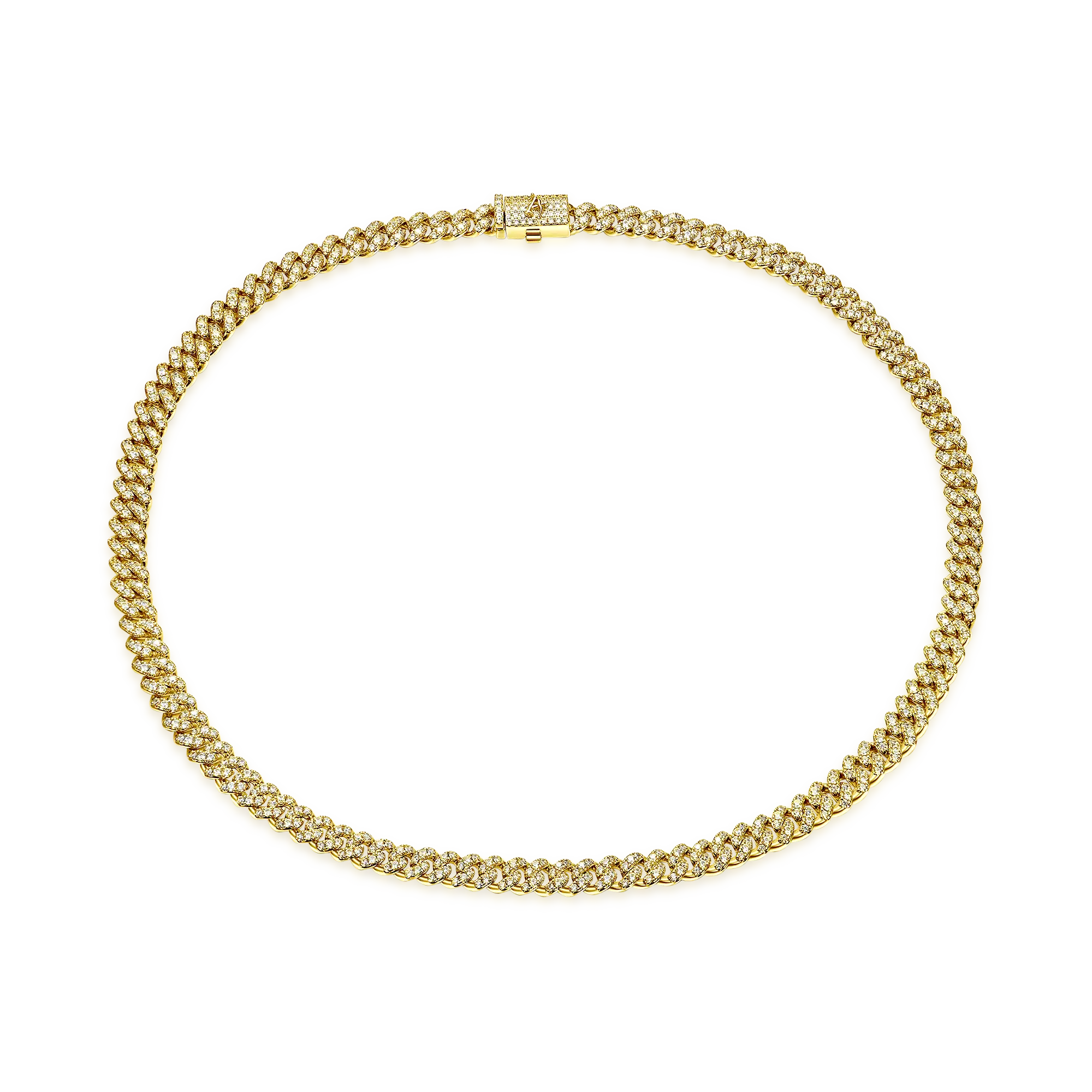 Cadena de enlace cubano de corte micro redondo - 6 mm