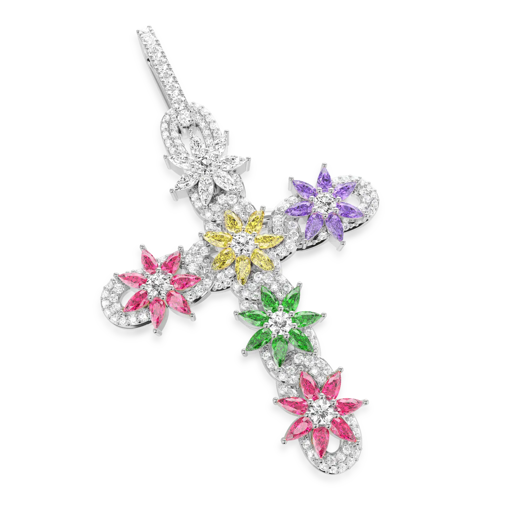 Women's Lily Infinity Cross Pendant