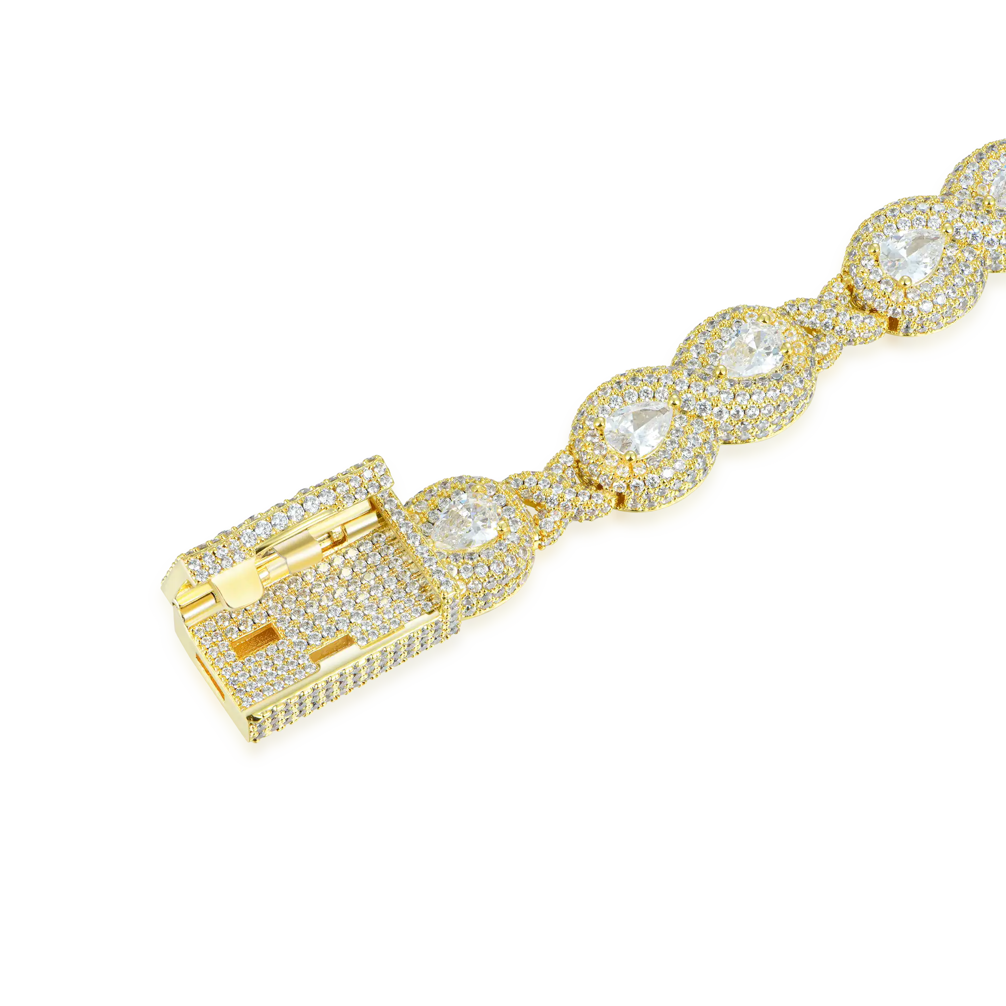 Cadena personalizada de 12 mm de lágrima infinita