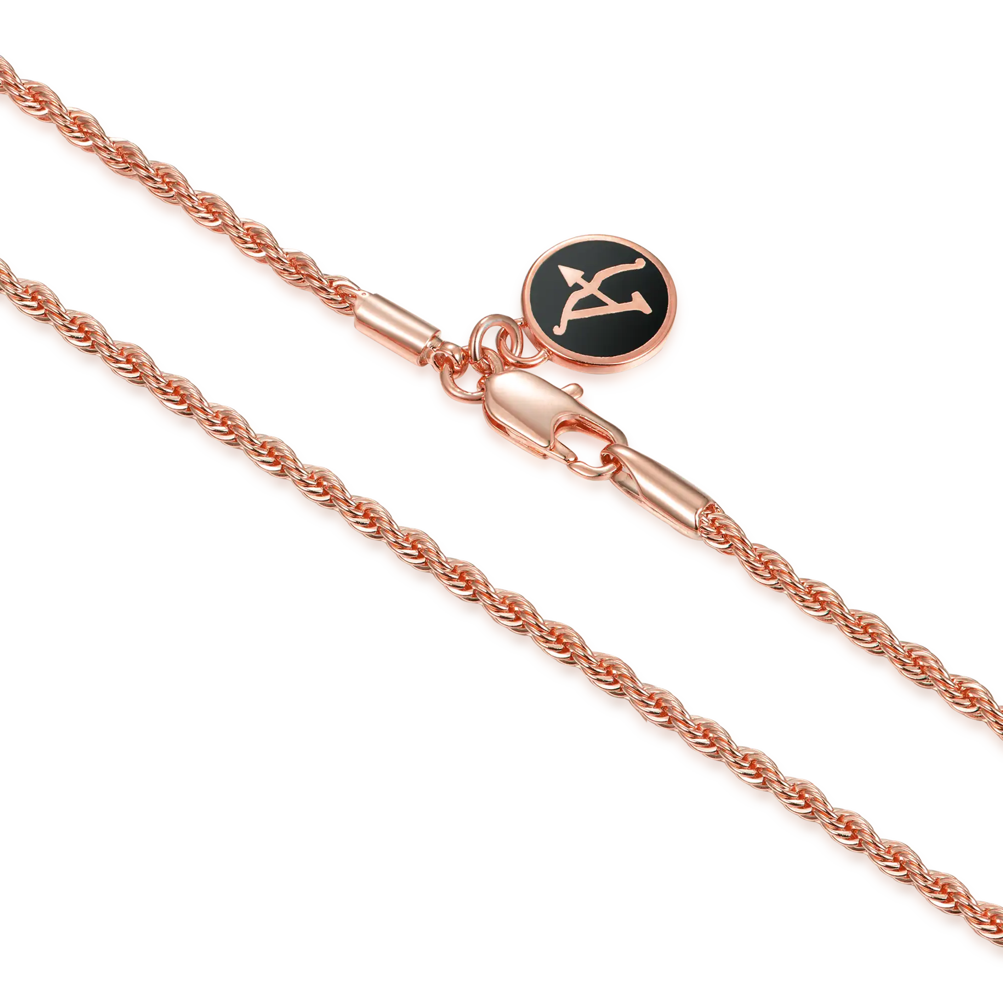 Catena di corda - oro rosa