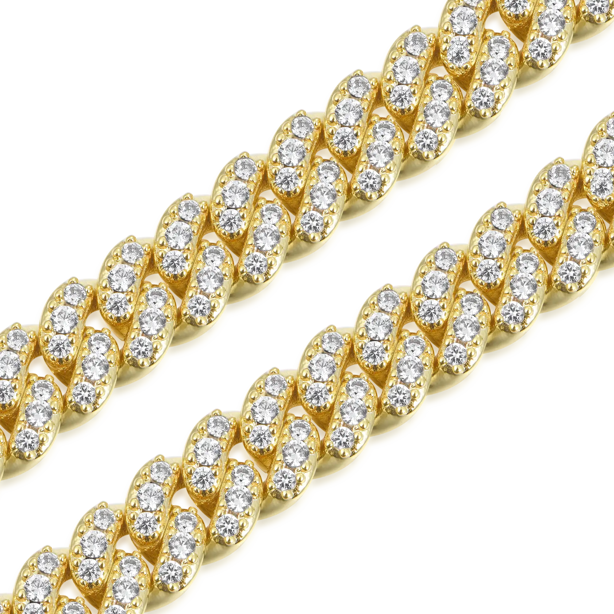 Micro Round Cut Cuban Link Bracelet - 6mm