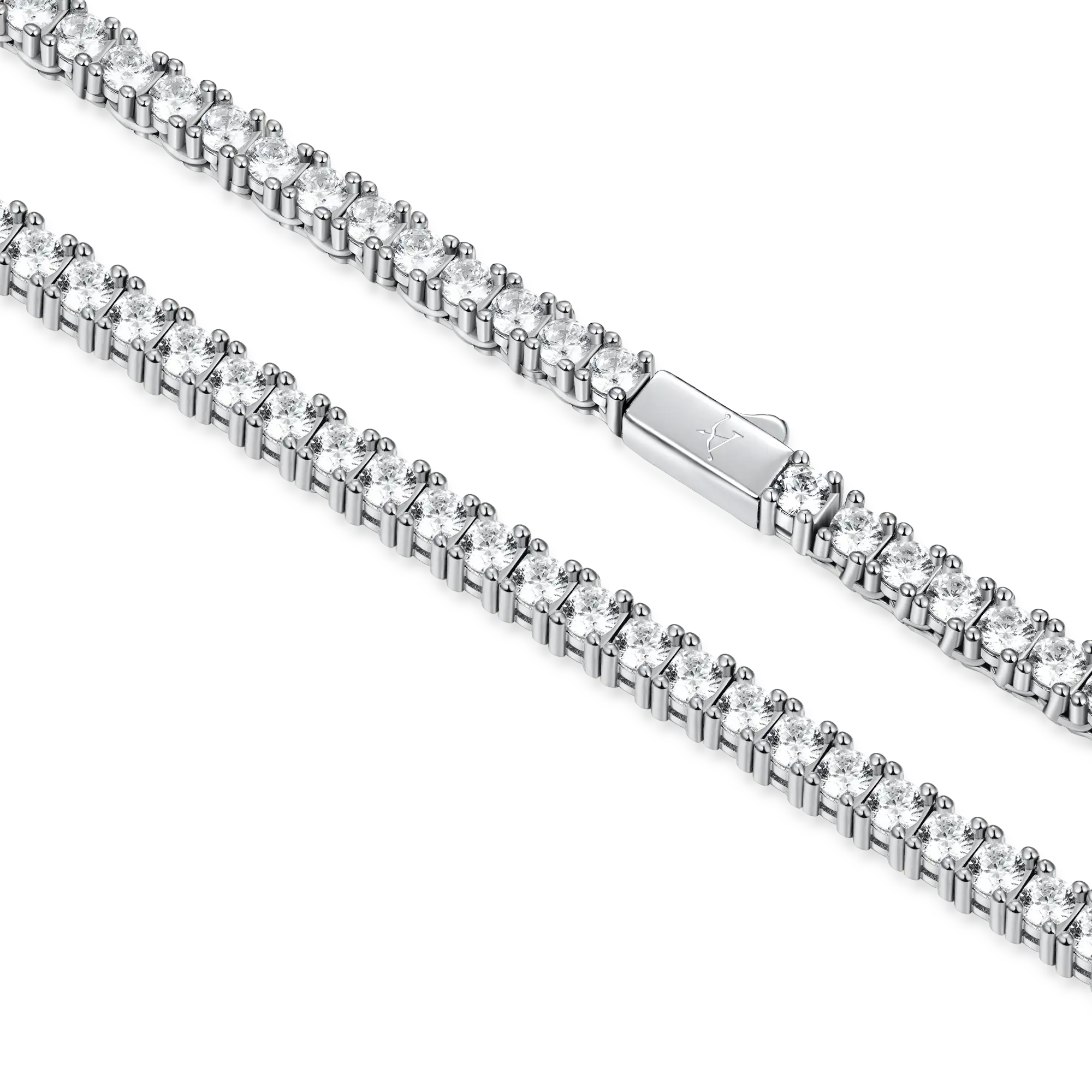 Iced Moissanite Tennis Chain - 3mm