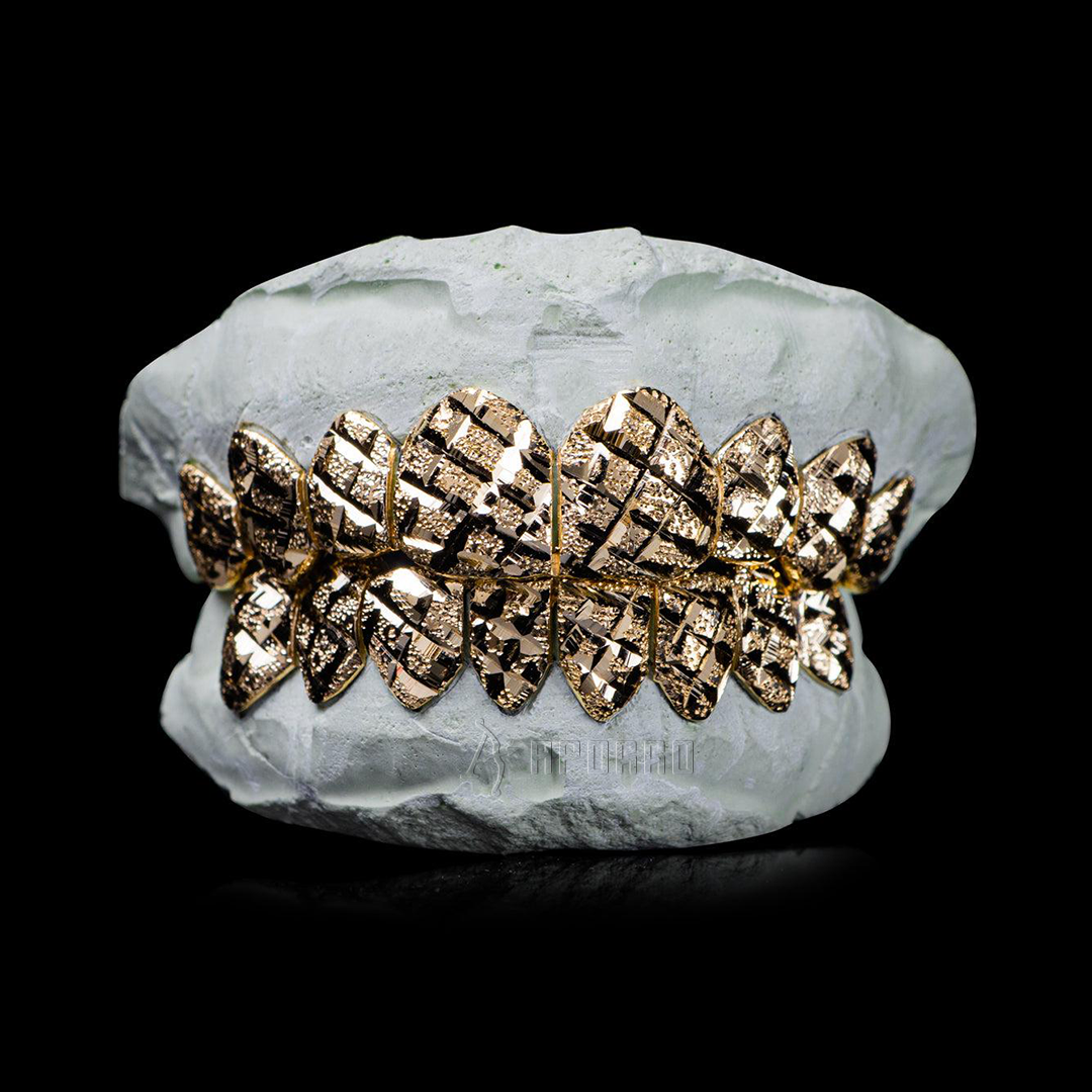 Coupé de diamant personnalisé avec grillz de poussière de diamant