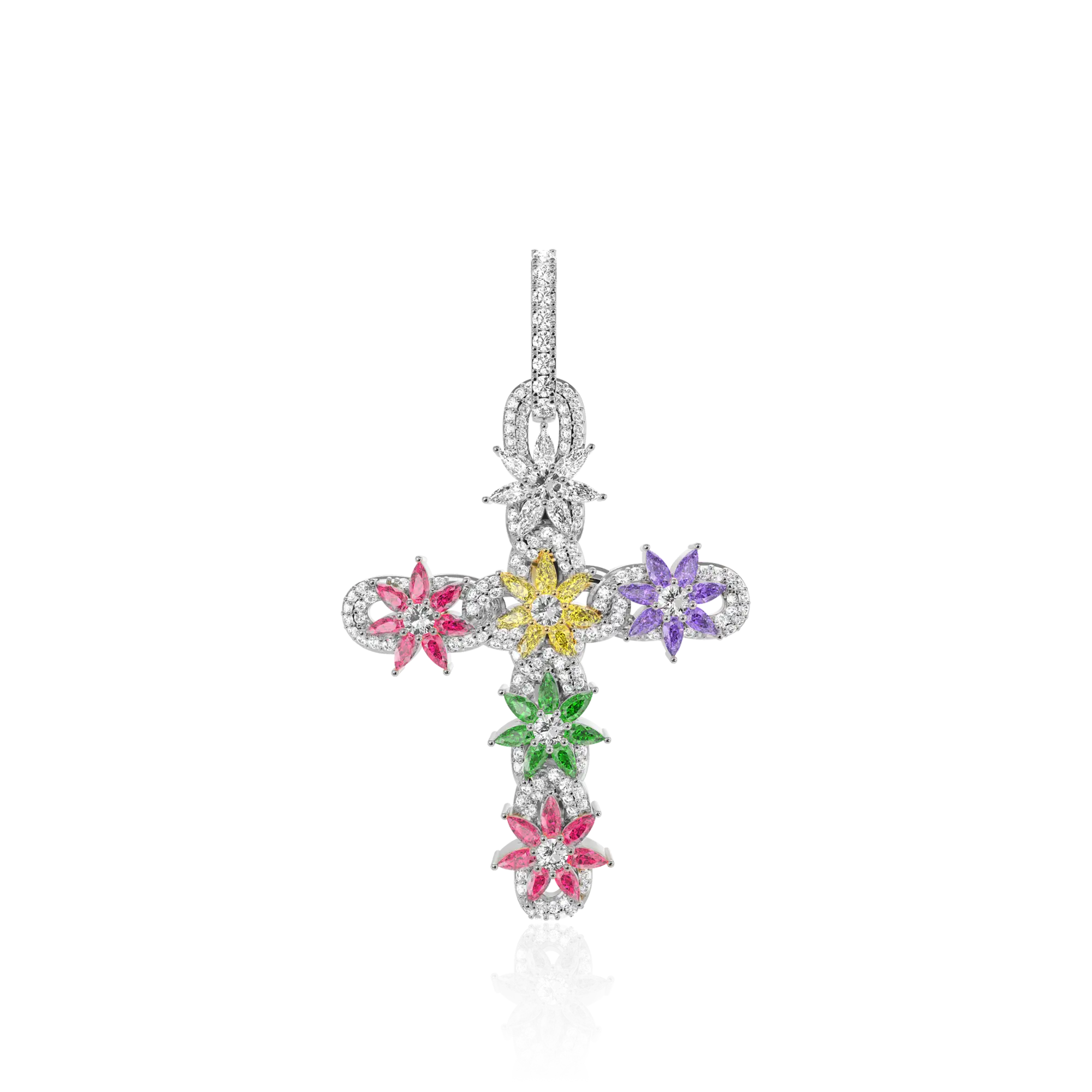 Women's Lily Infinity Cross Pendant