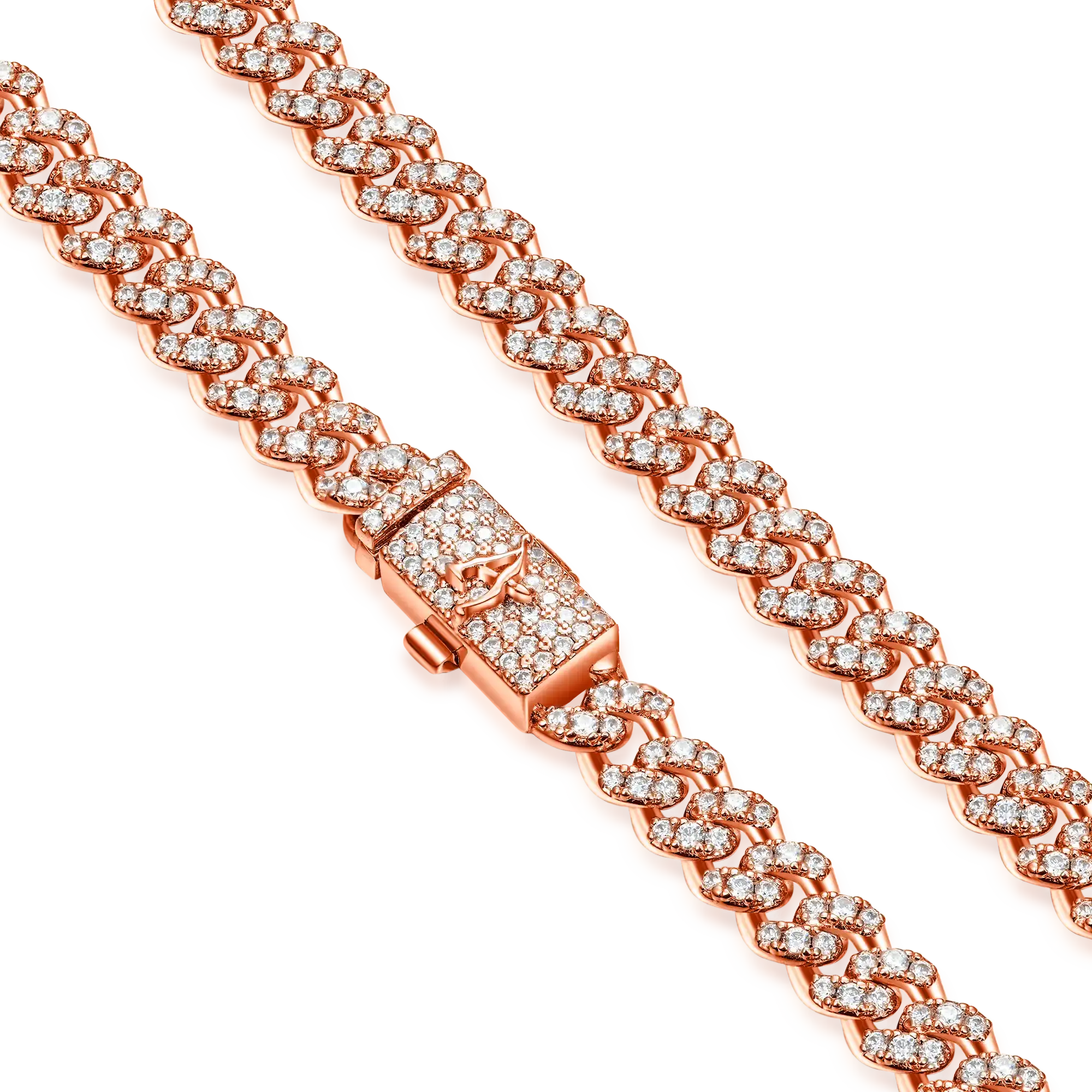 Micro Round Cut Cuban Link Chain - 6mm