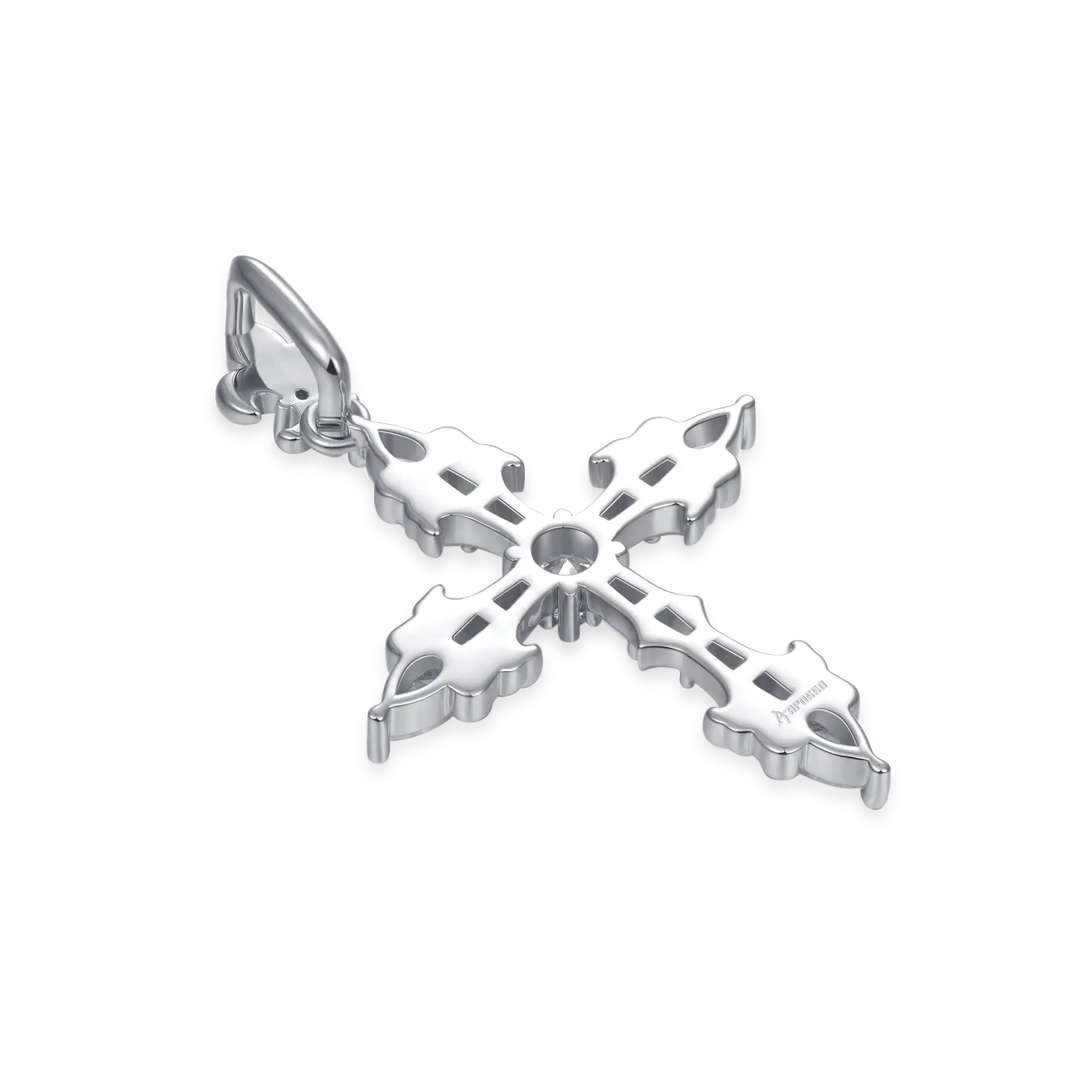 Fleur de lis colgante cruzado