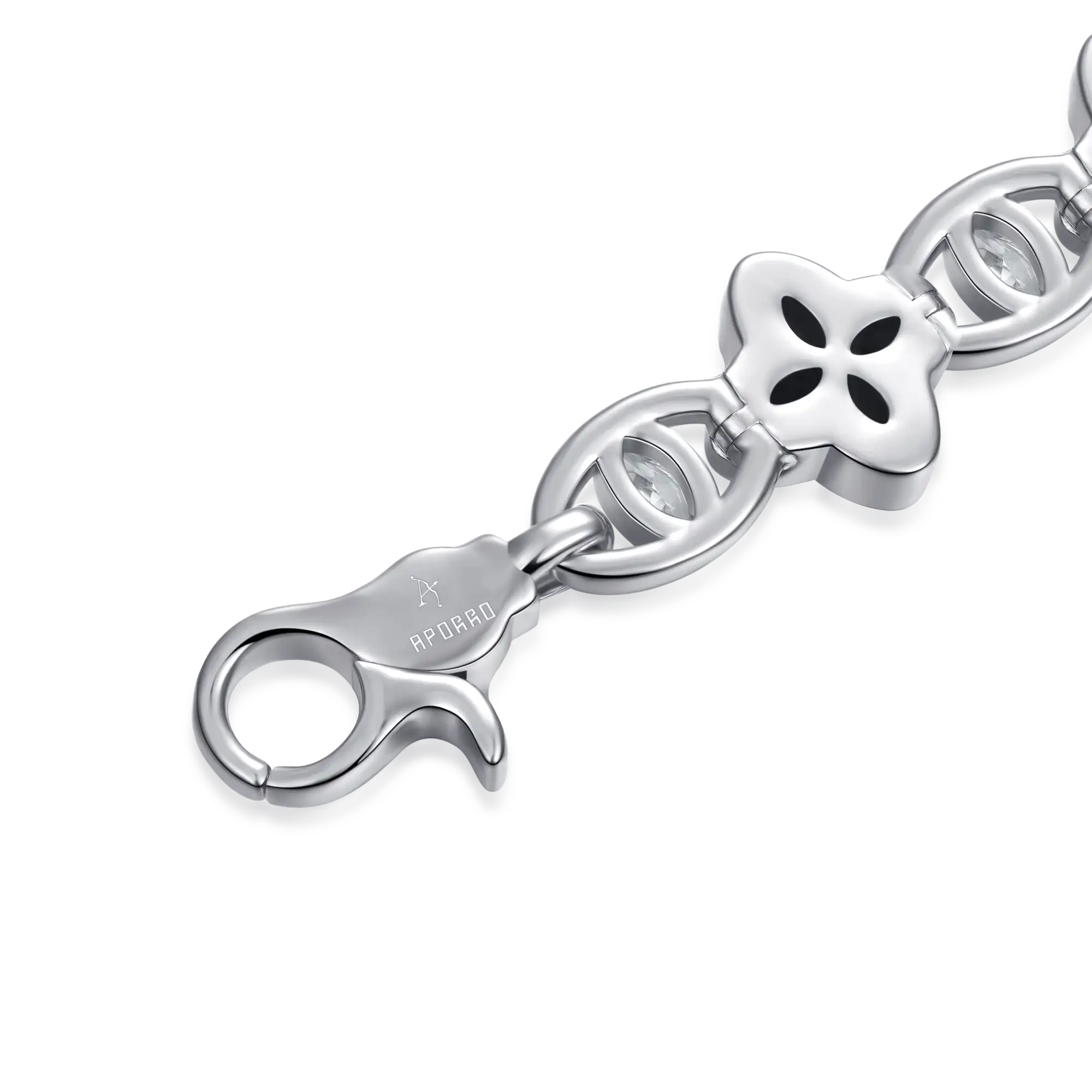 Iced Clover Eyes Blessing Bracelet
