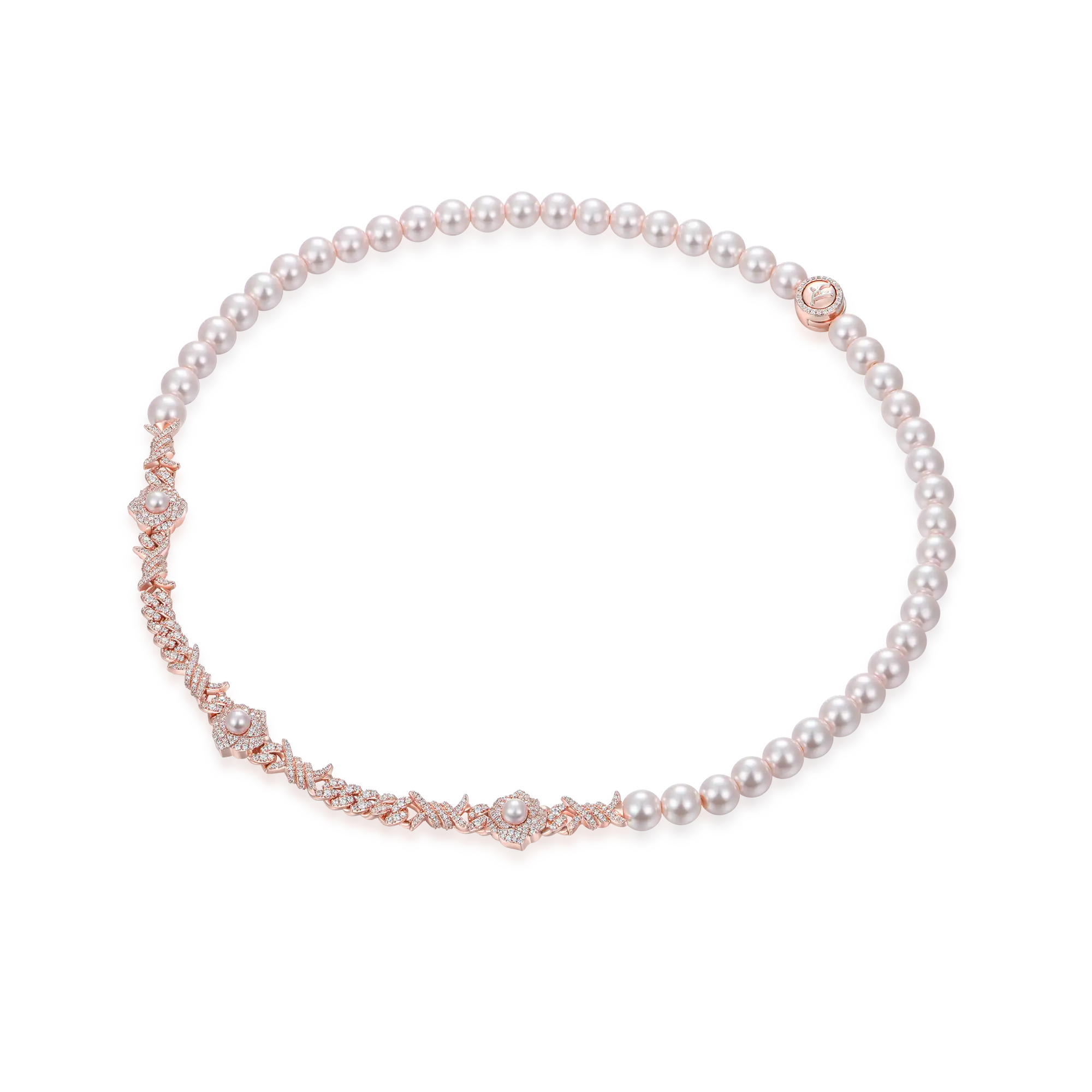 Rose Thorn Pearl Chain - 8mm