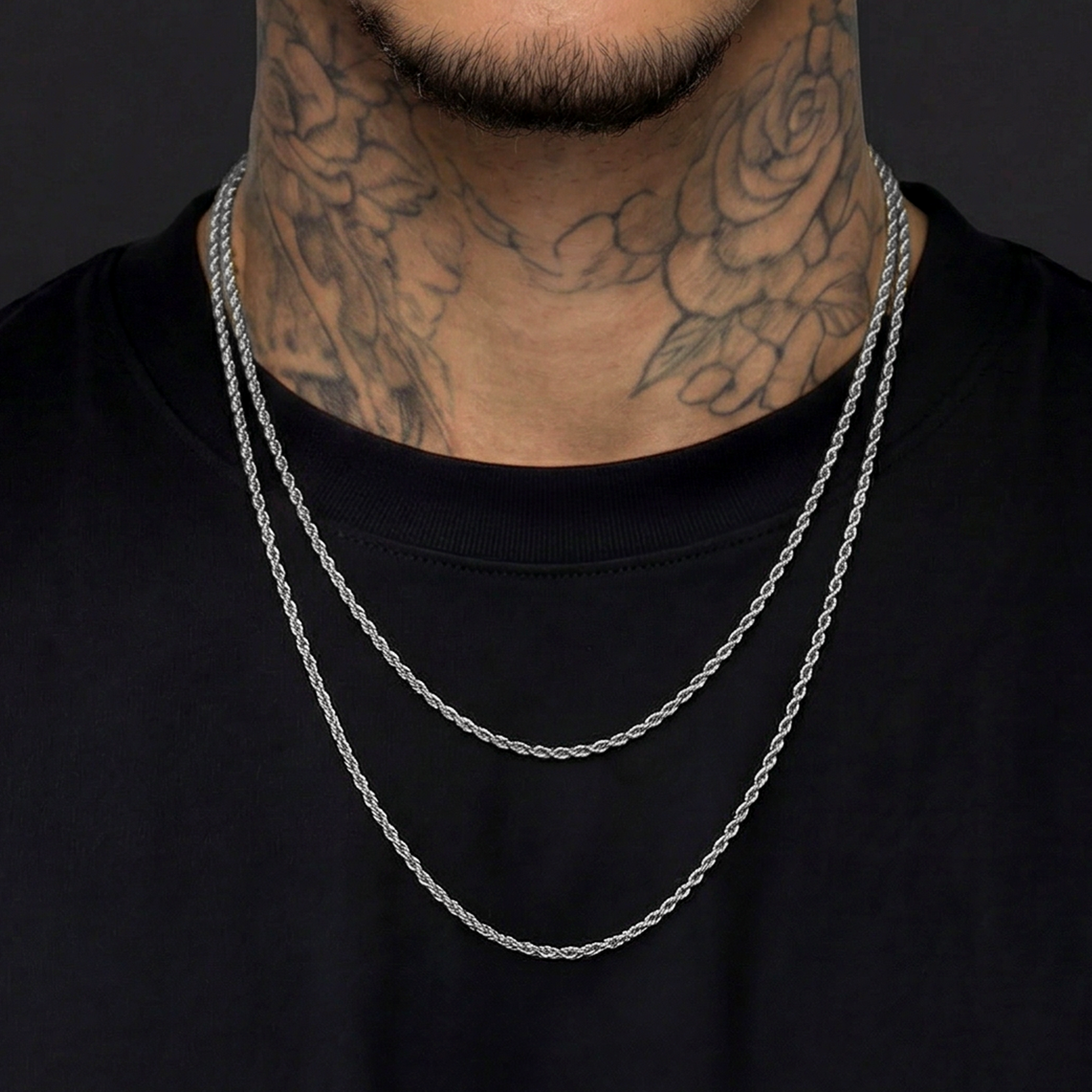 2.5mm Adjustable Rope Chain Layer Set