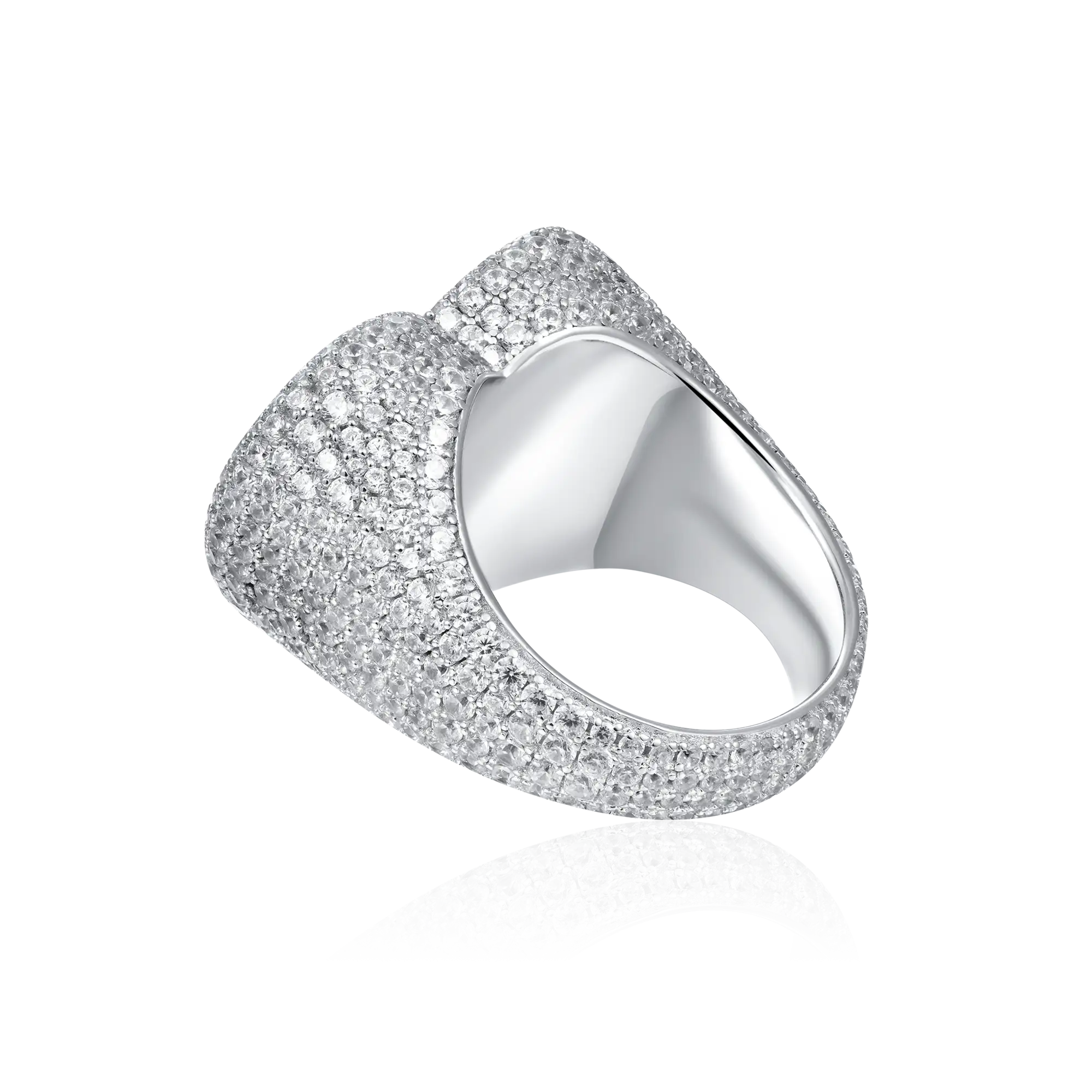 Custom Heart Shaped Baguette Ring