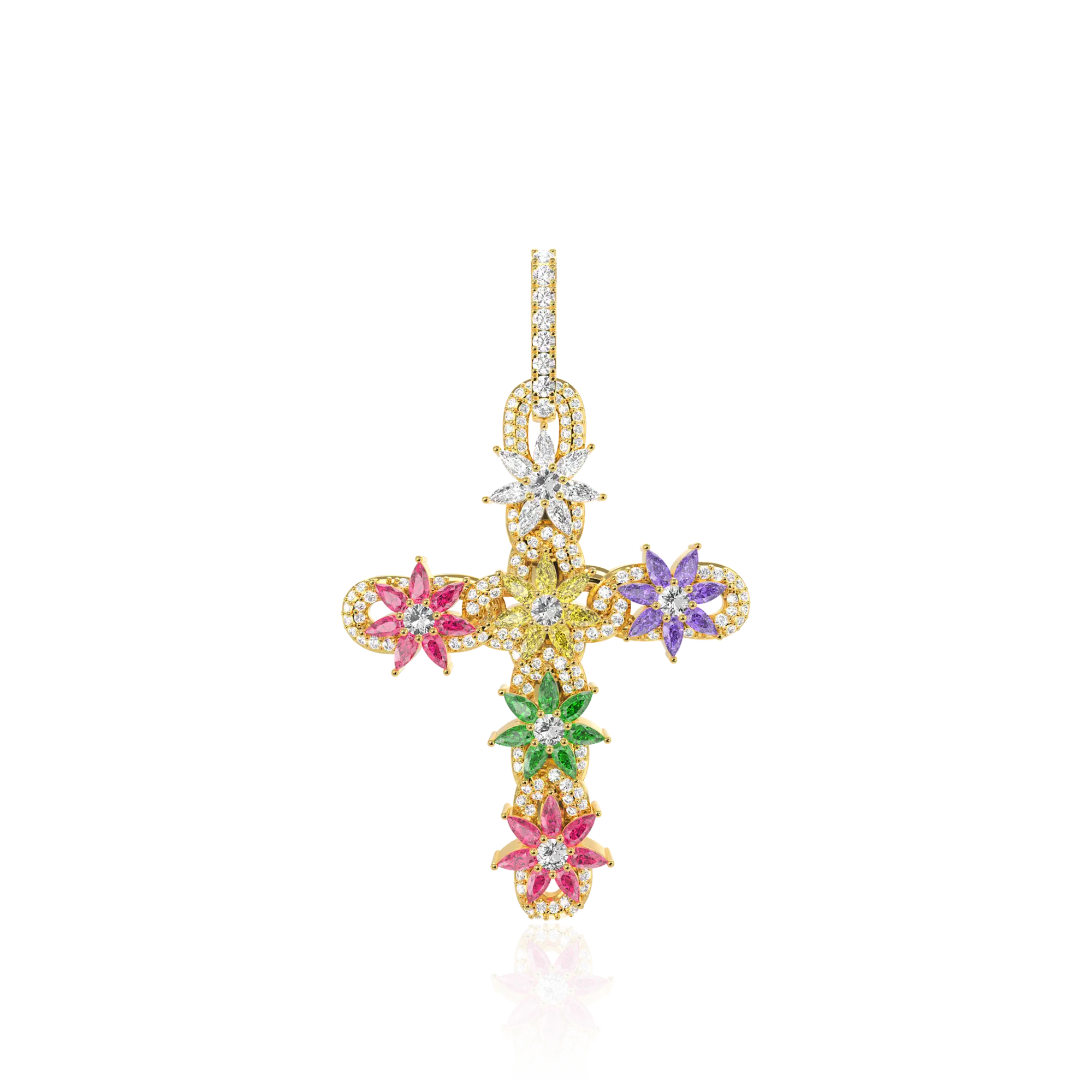 Women's Lily Infinity Cross Pendant