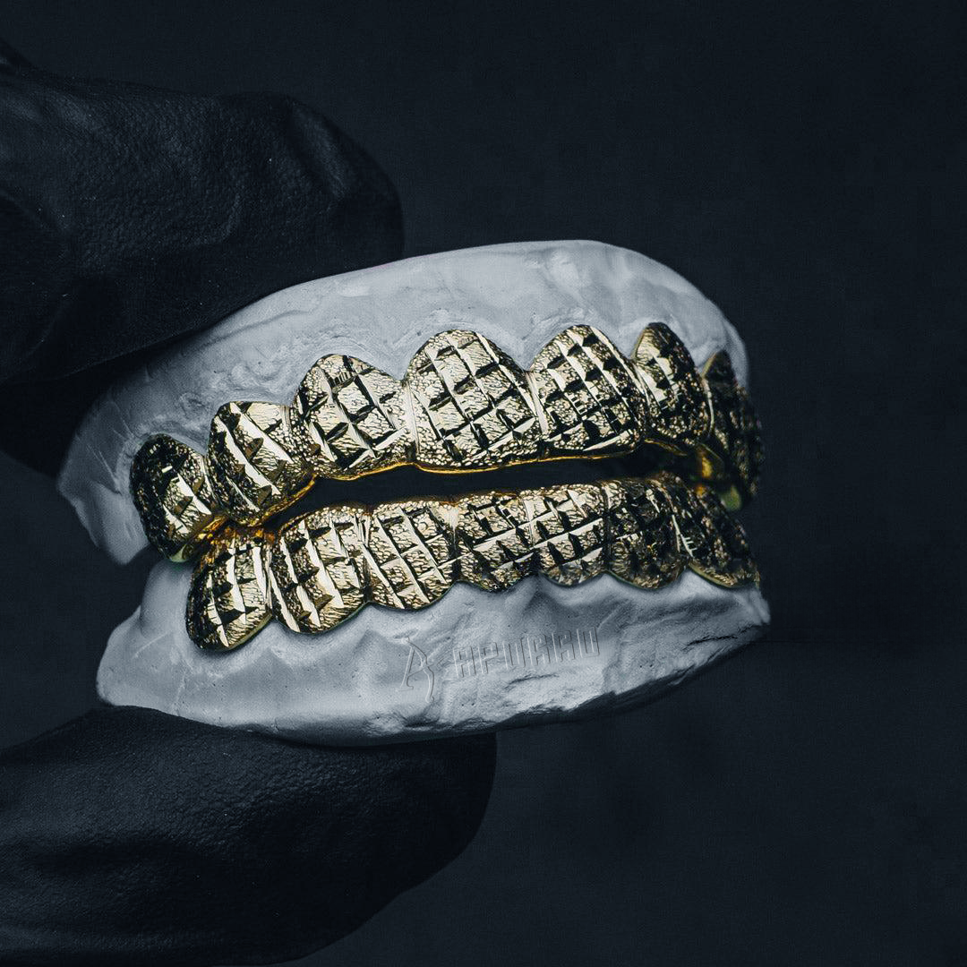 Coupé de diamant personnalisé avec grillz de poussière de diamant