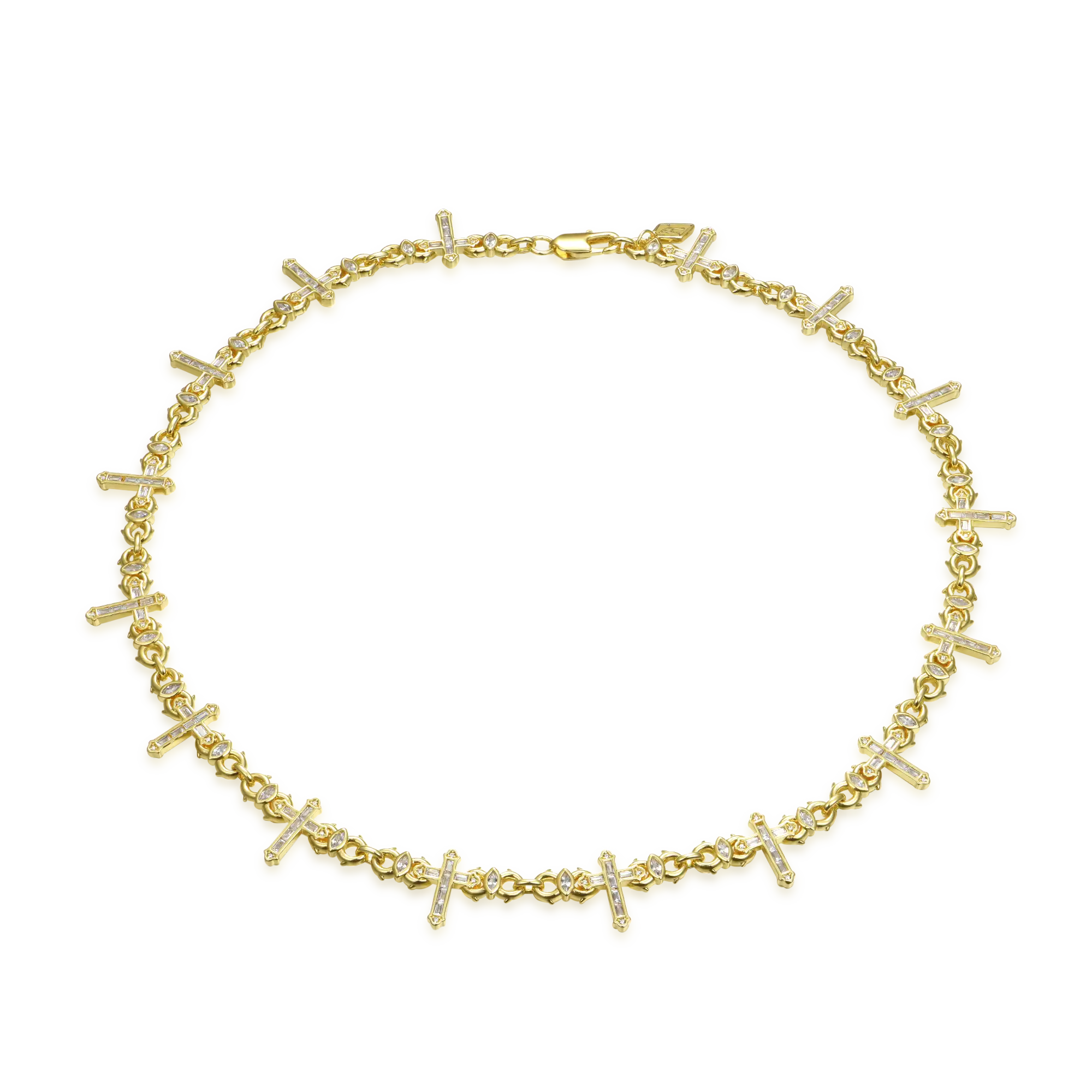 Cross Of Thorns Infinity Chain - 6mm