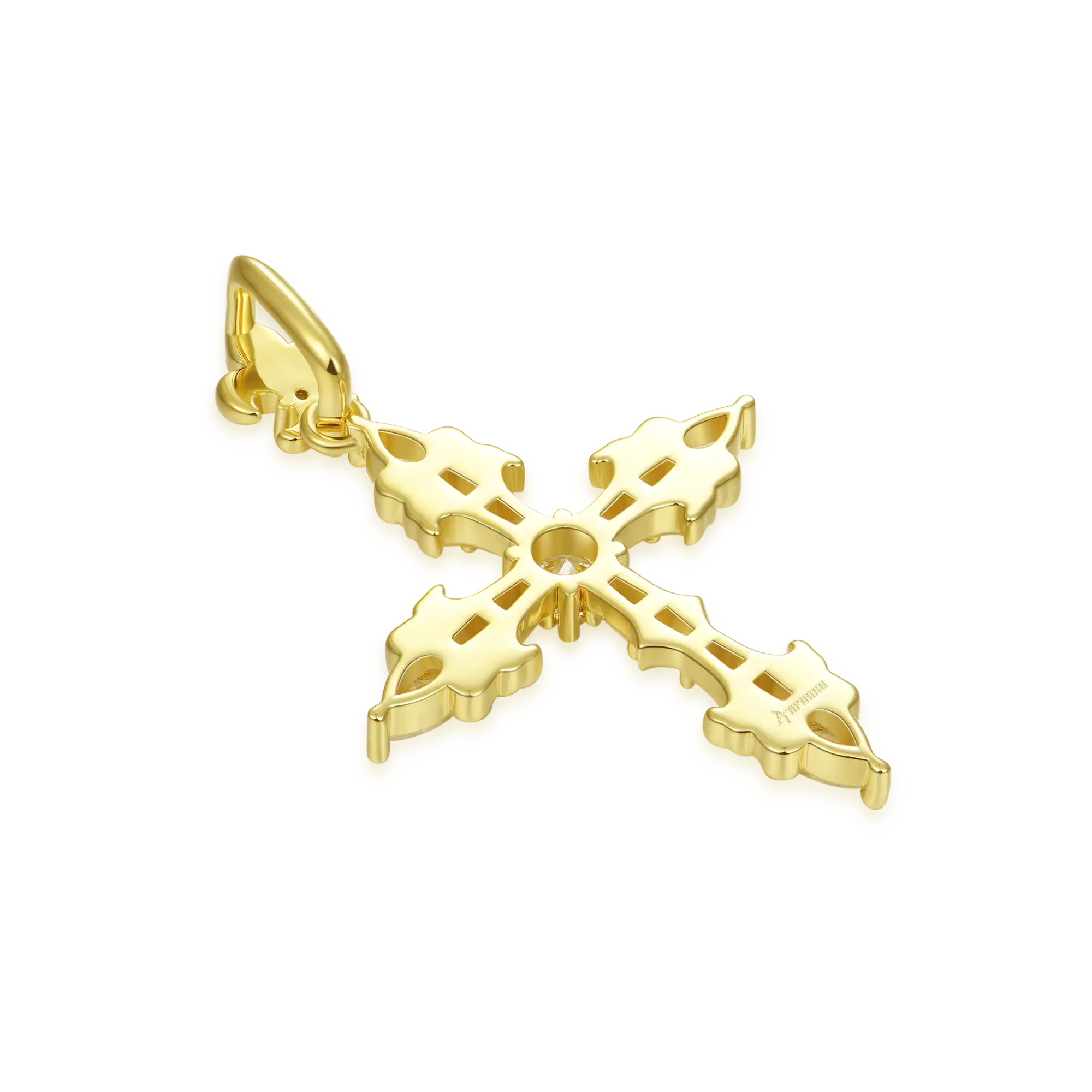 Fleur de lis colgante cruzado