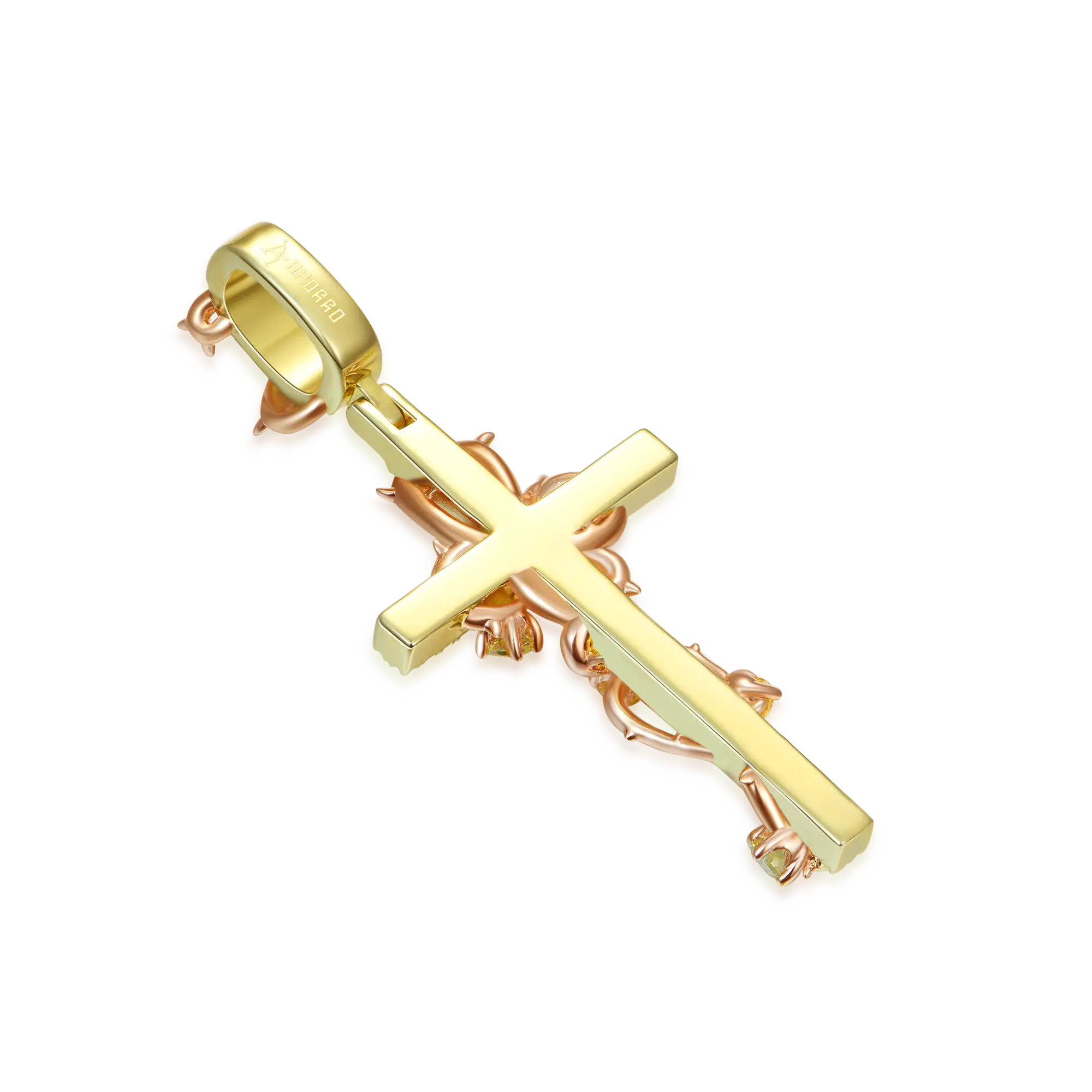 Thorned Rose Cross Pendant