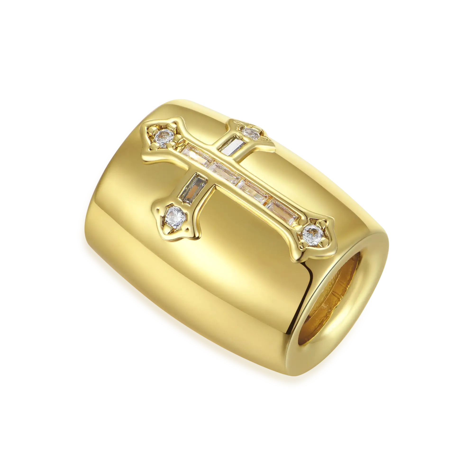 #Style_Baguette Cut#Color_Yellow Gold