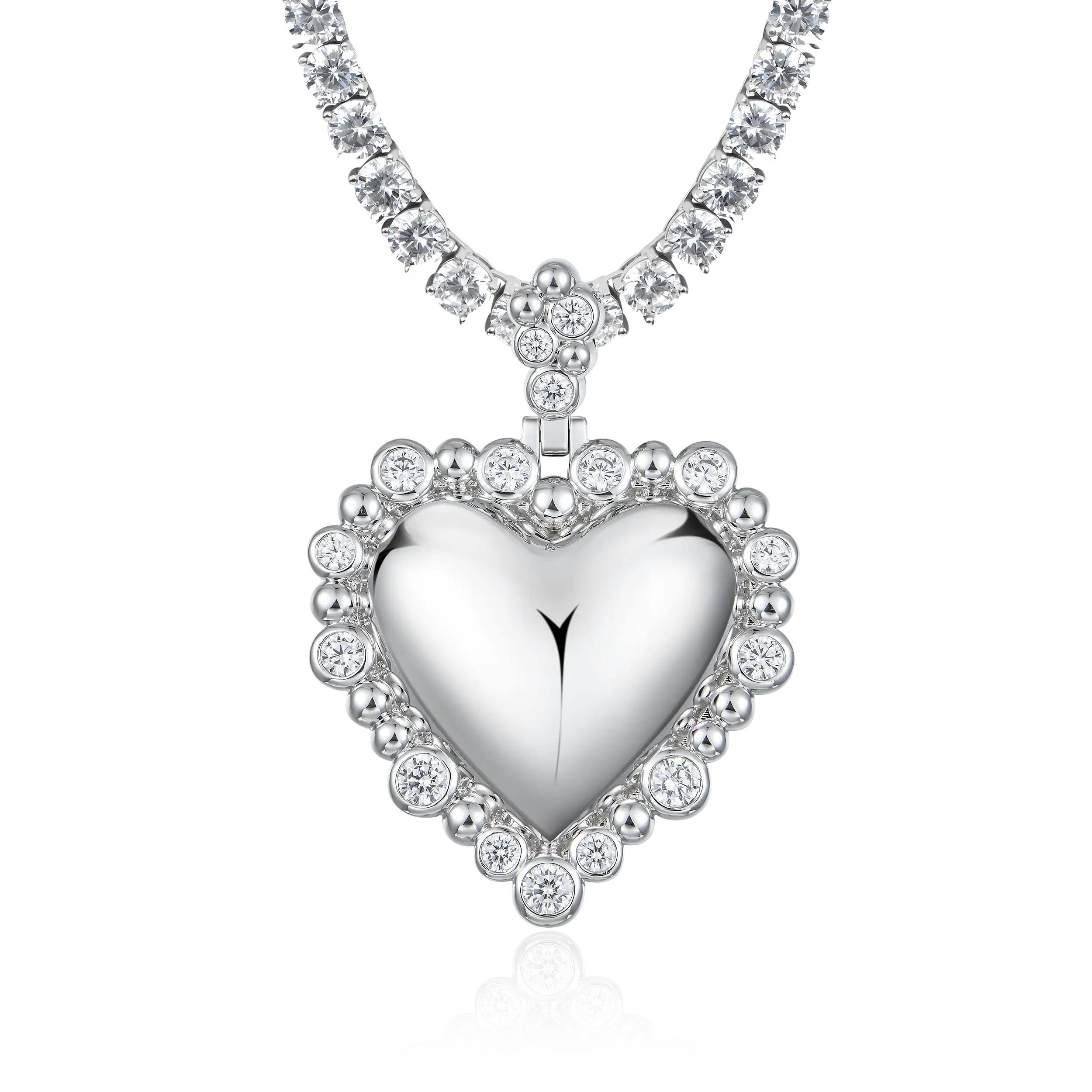 Love Heart Metal Pendant