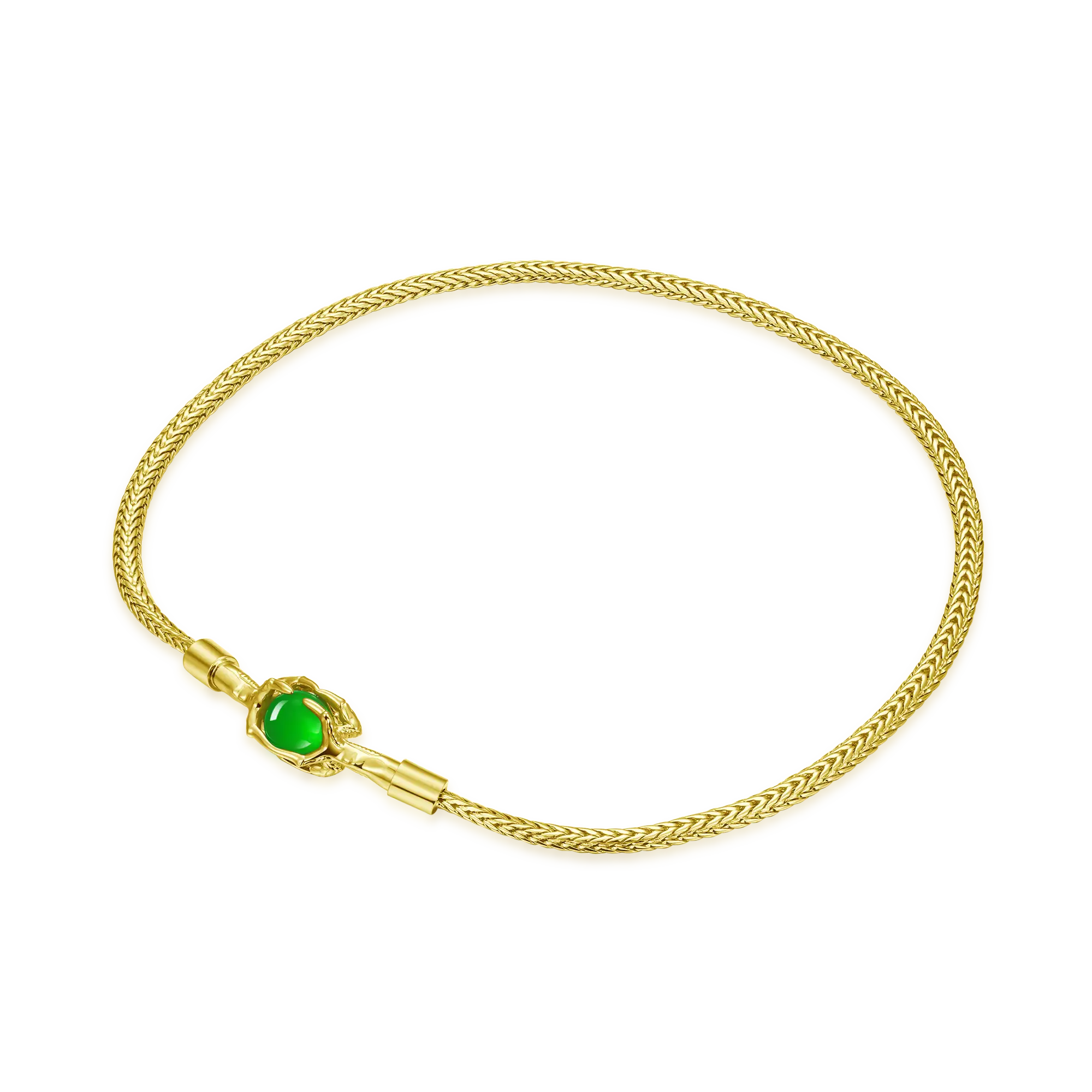 Wong ⅱ Claw Jade Choker - 6 mm