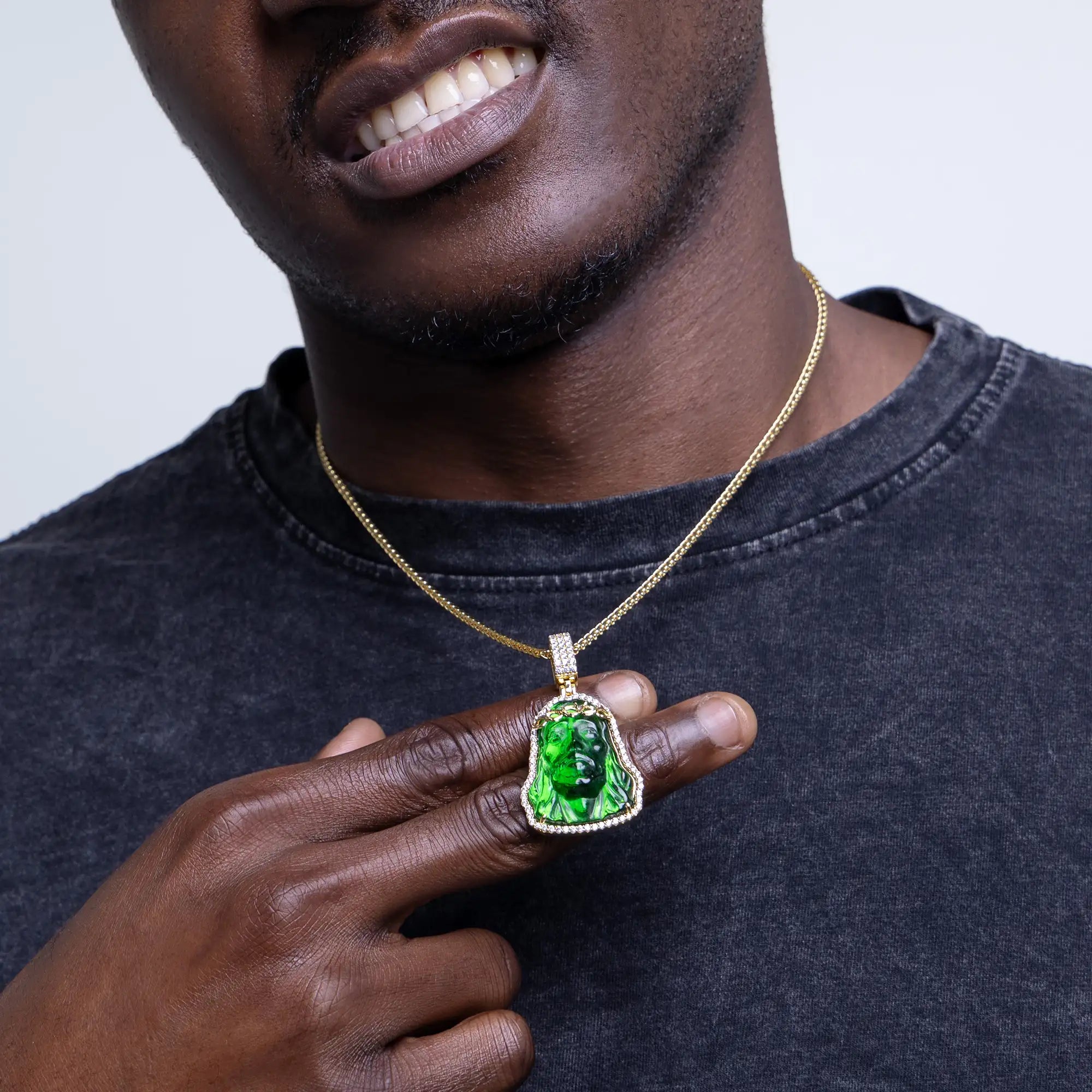 Arcenciel Gospel Jesus Colgante - Bosque Verde