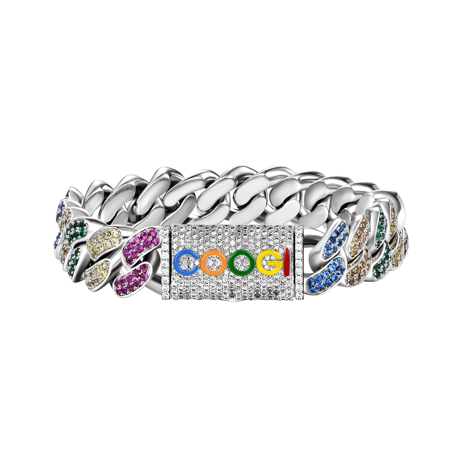 Pulsera cubana de batido de aporo x coogi - 12 mm