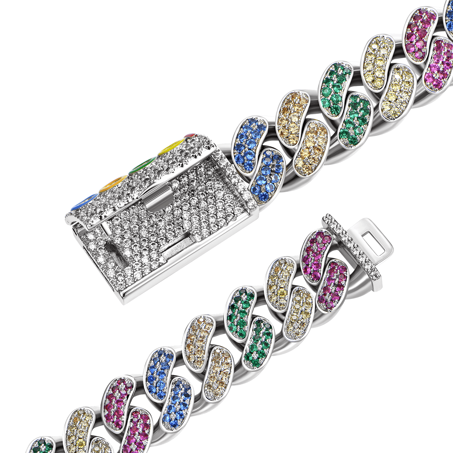 Pulsera cubana de batido de aporo x coogi - 12 mm