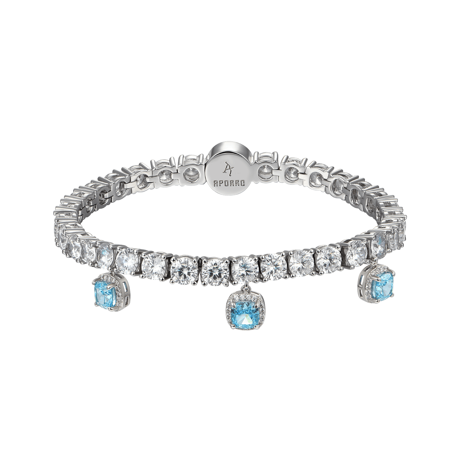 Crushed Ice Tennis Armband - 5 mm