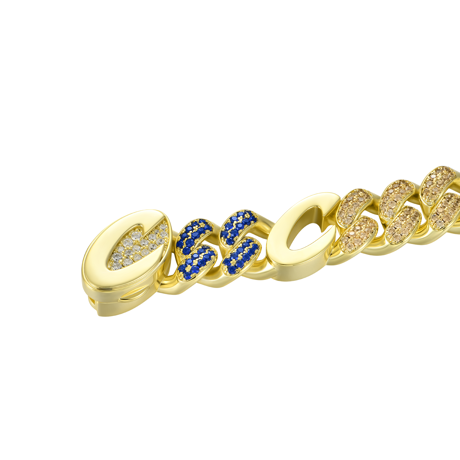 APORRO X COOGI Multicolor Cuban Bracelet - 12mm