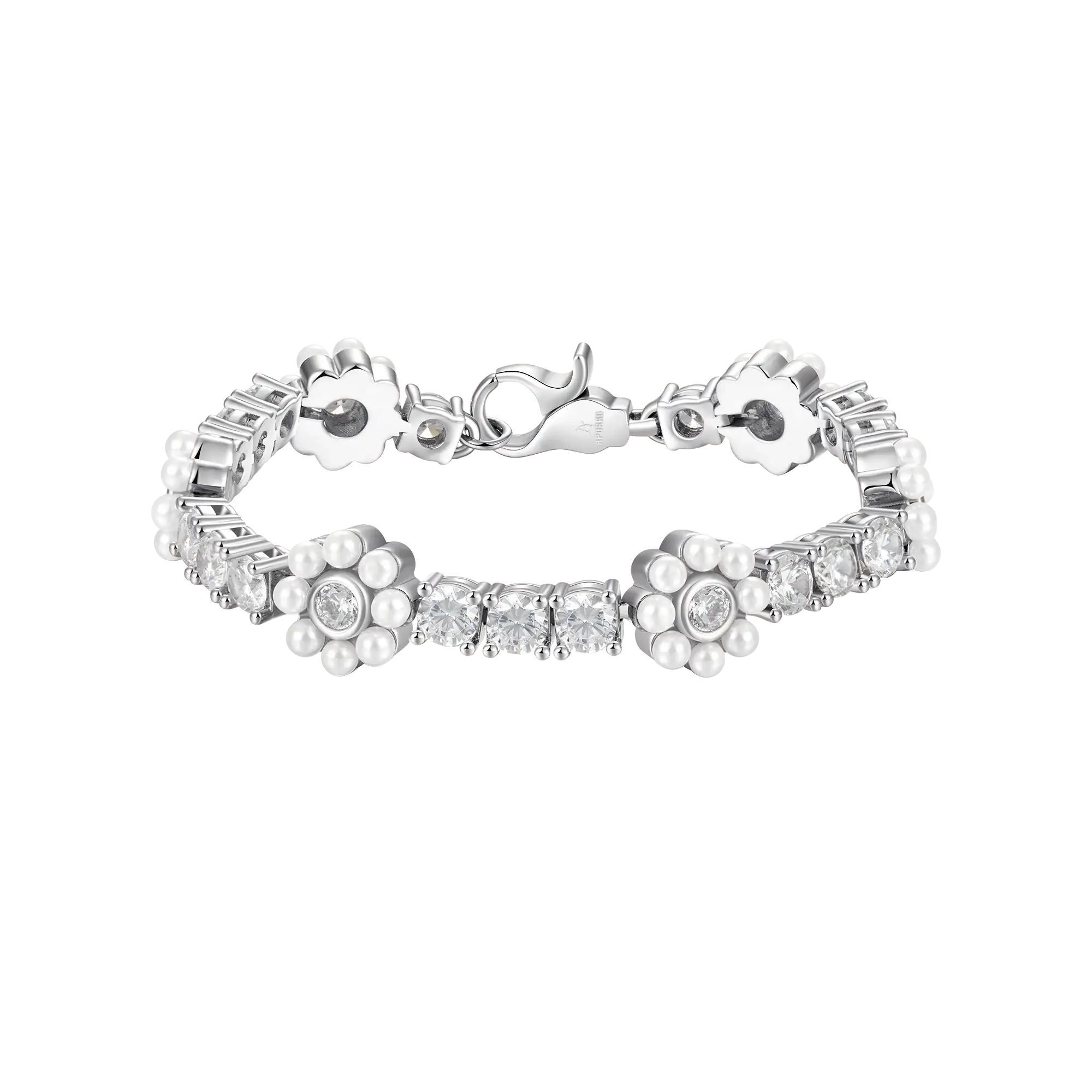 Flora Pearl Tennis Bracelet - 9mm