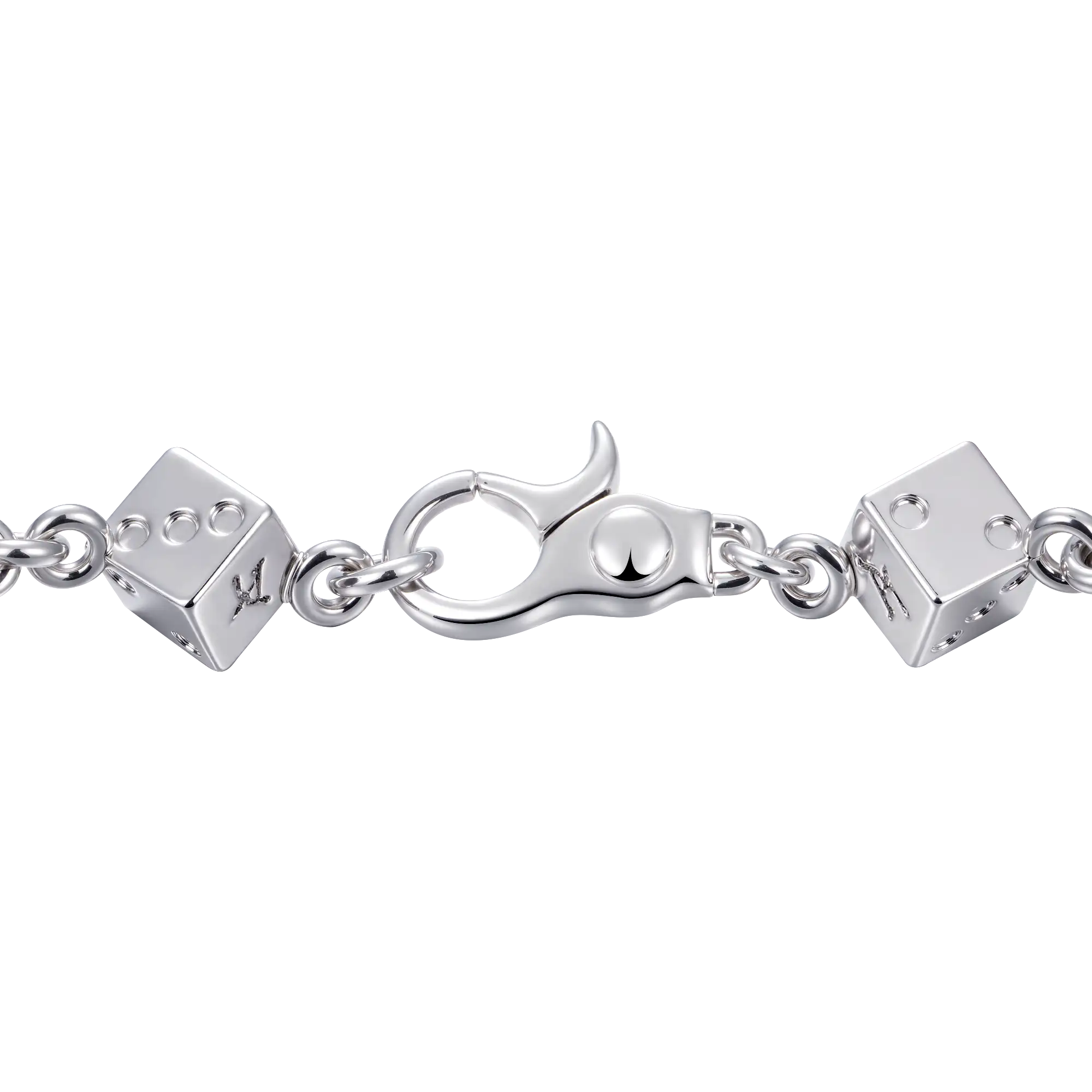 Moissanite Icon Dice Bracelet - 8mm