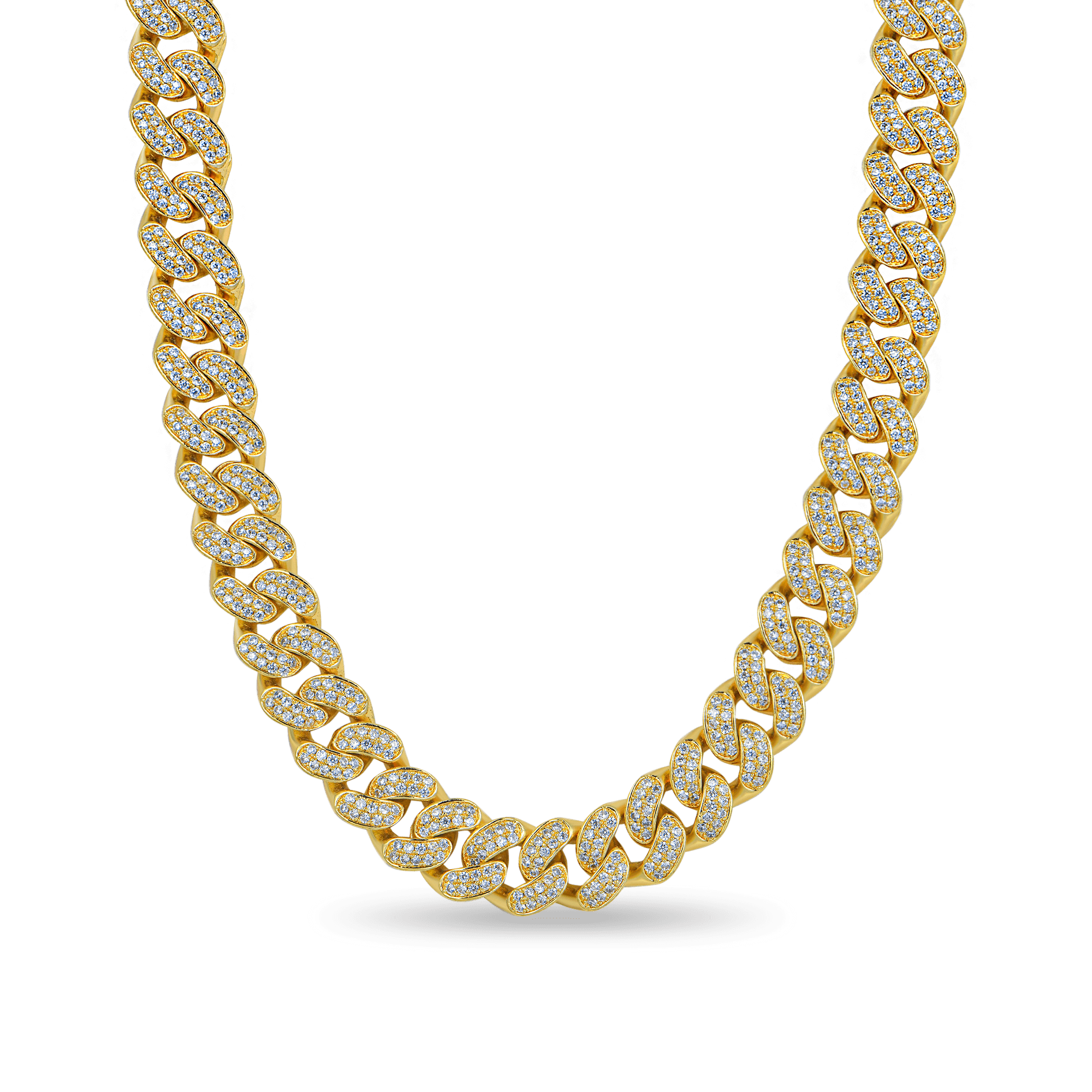 12mm A® Box Clasp Cuban Link -Kette