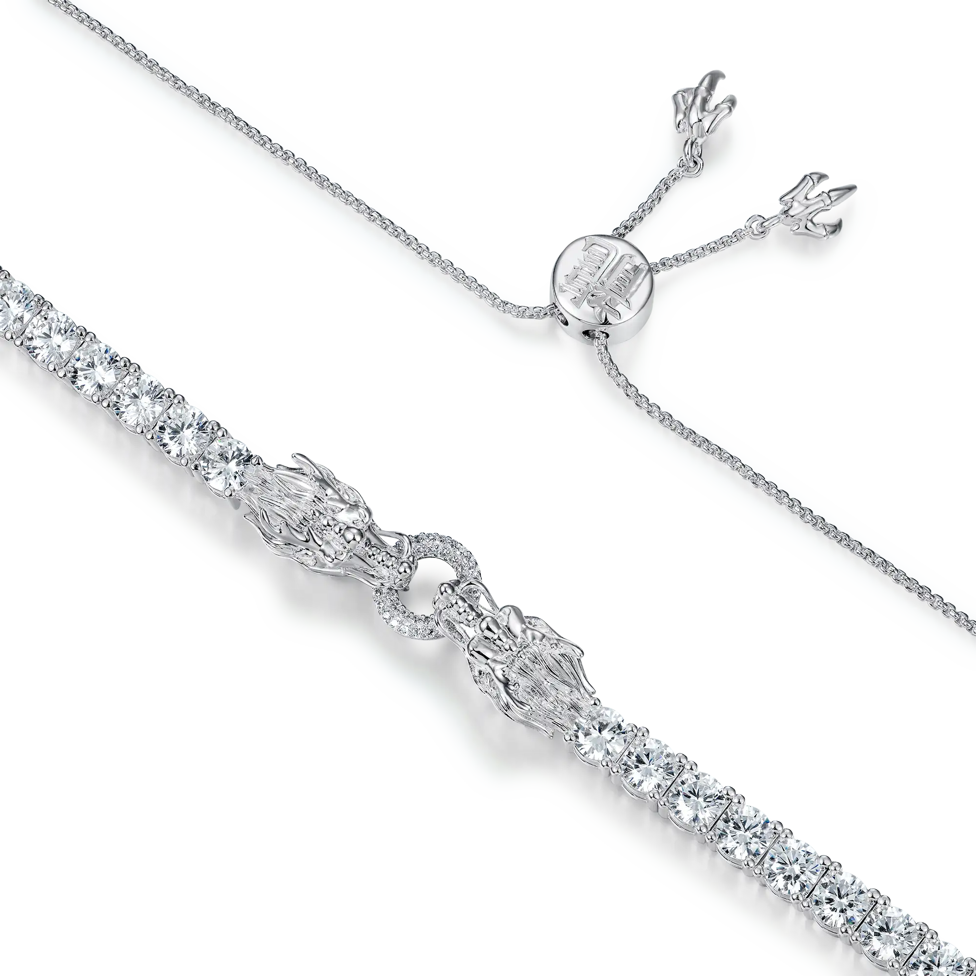 WONG Double Dragon Tennis Chain - 5mm