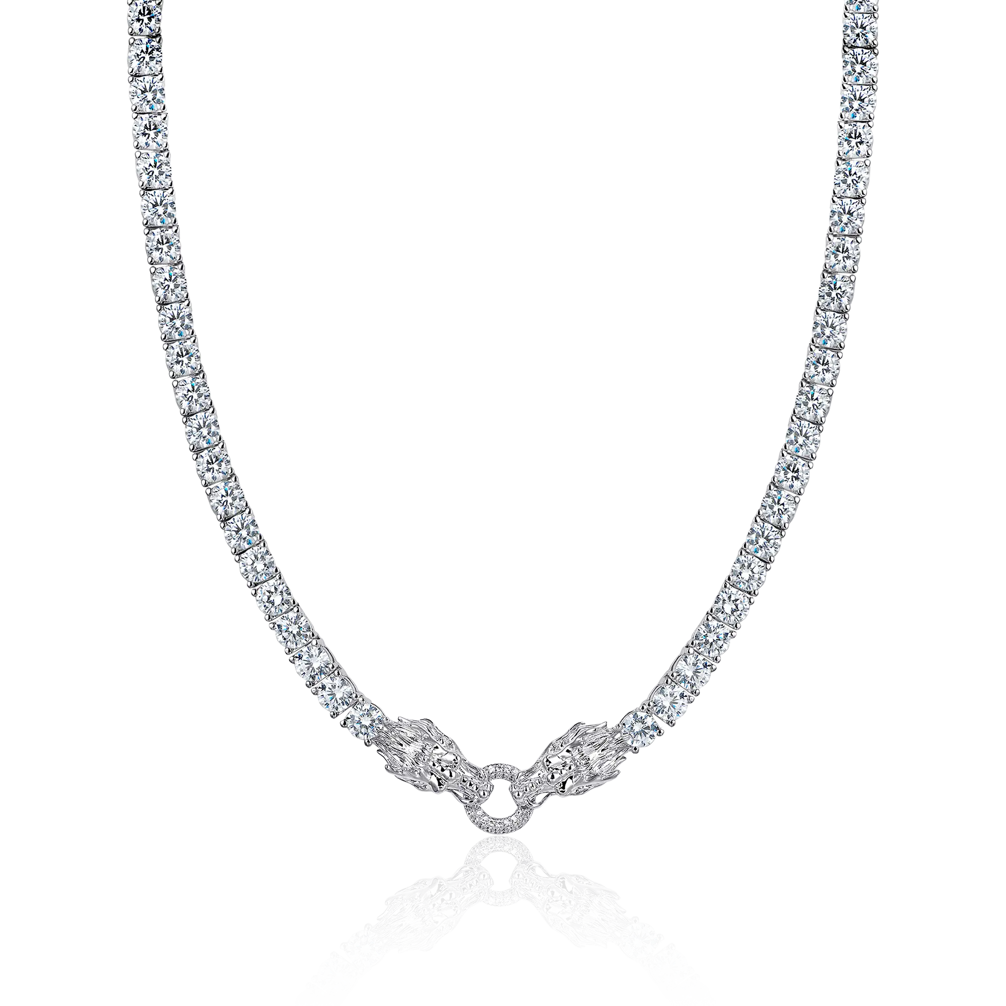 WONG Double Dragon Tennis Chain - 5mm