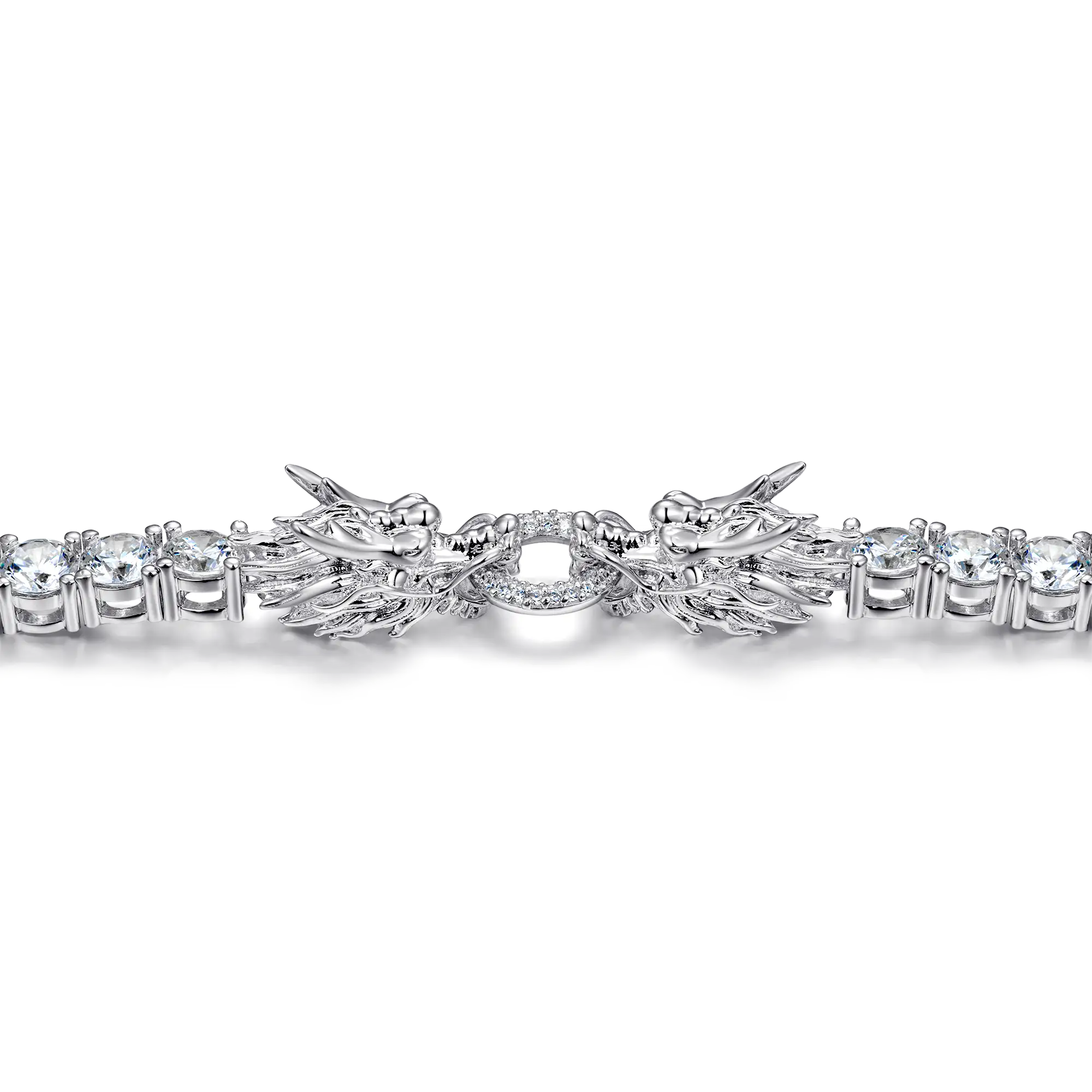 WONG Double Dragon Tennis Chain - 5mm