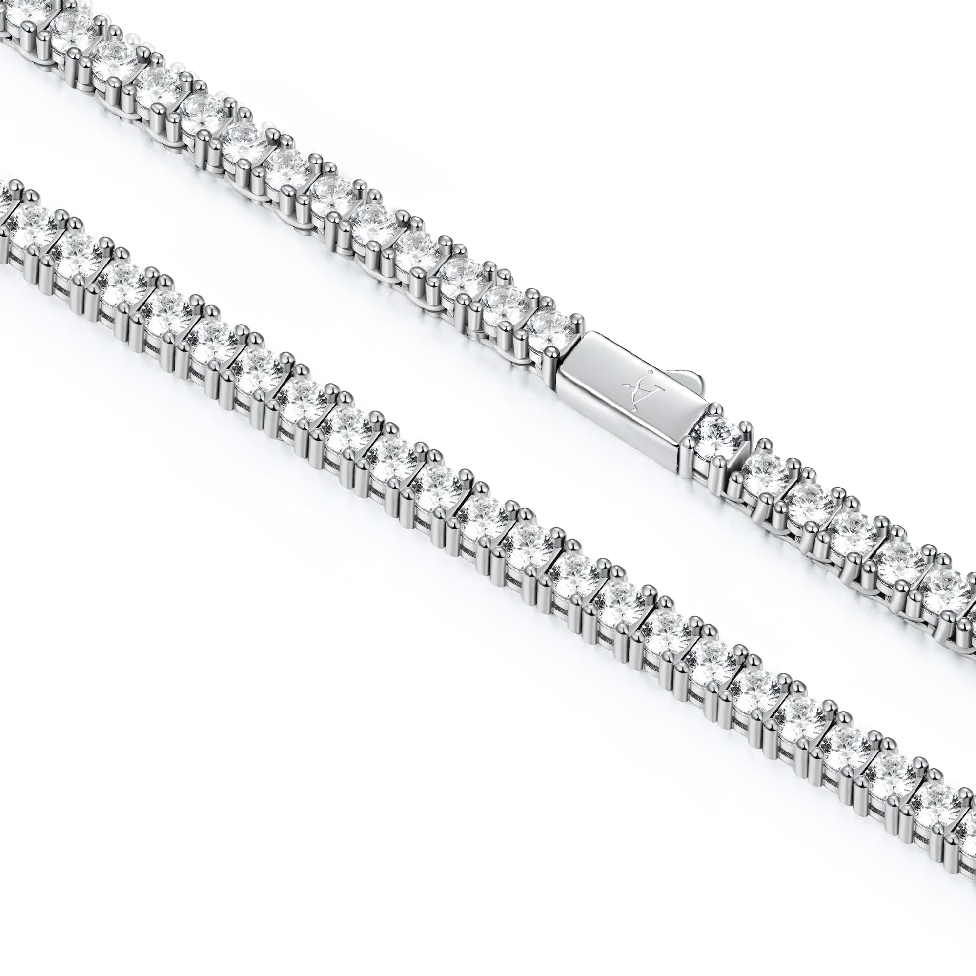 Youth Iced Tennis Chain - 3mm