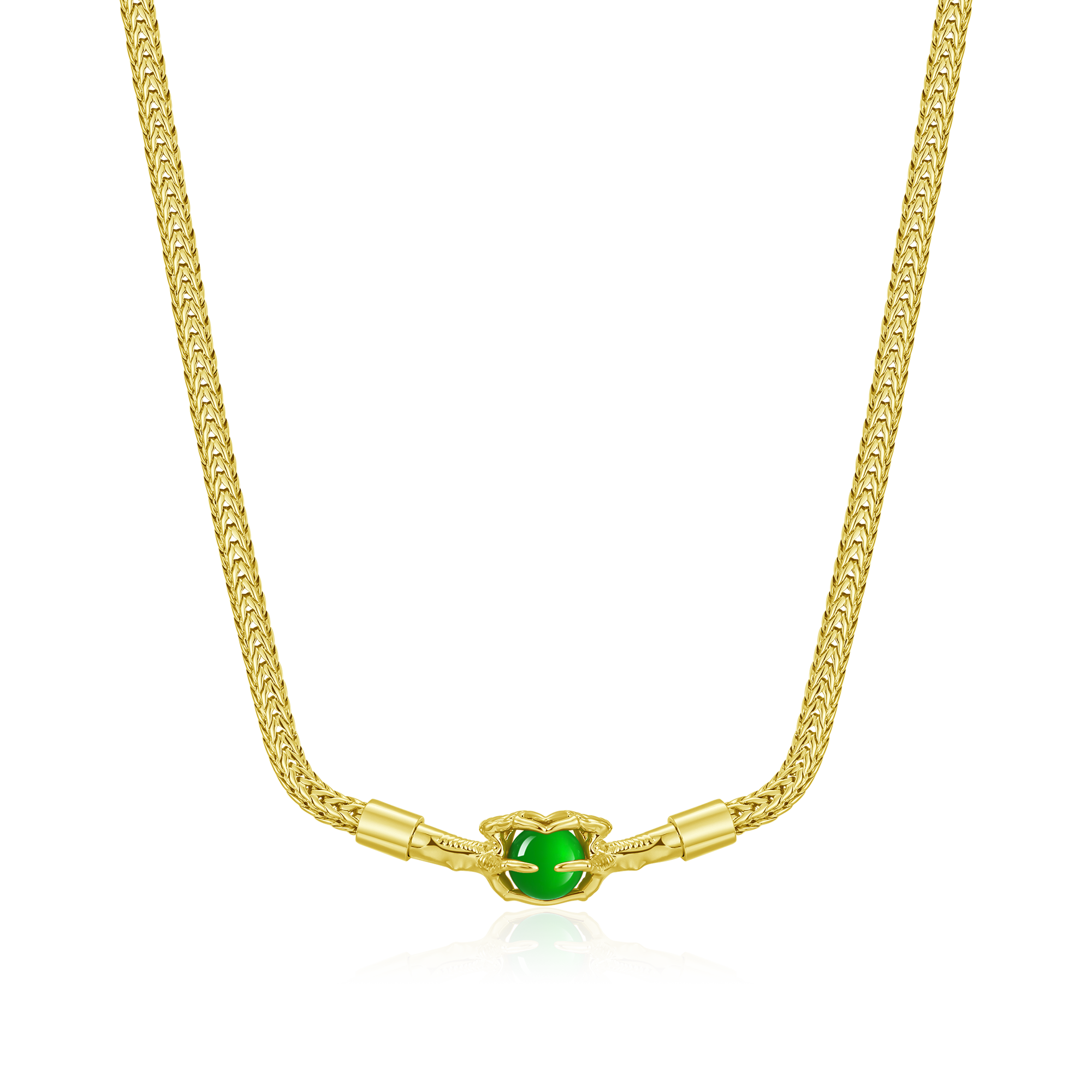 Wong ⅱ Claw Jade Choker - 6 mm
