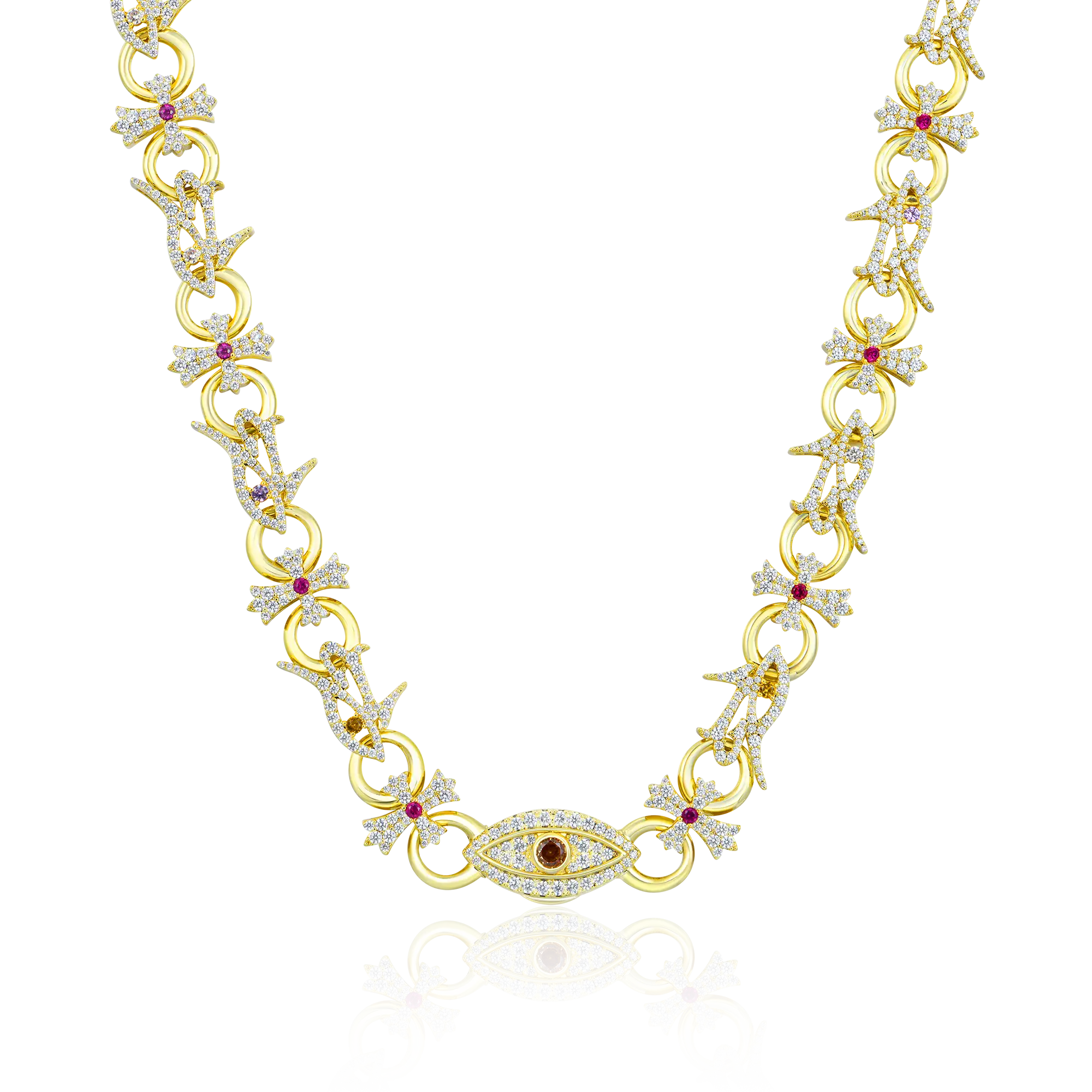 Eye of Horus Cross Chain - 10mm