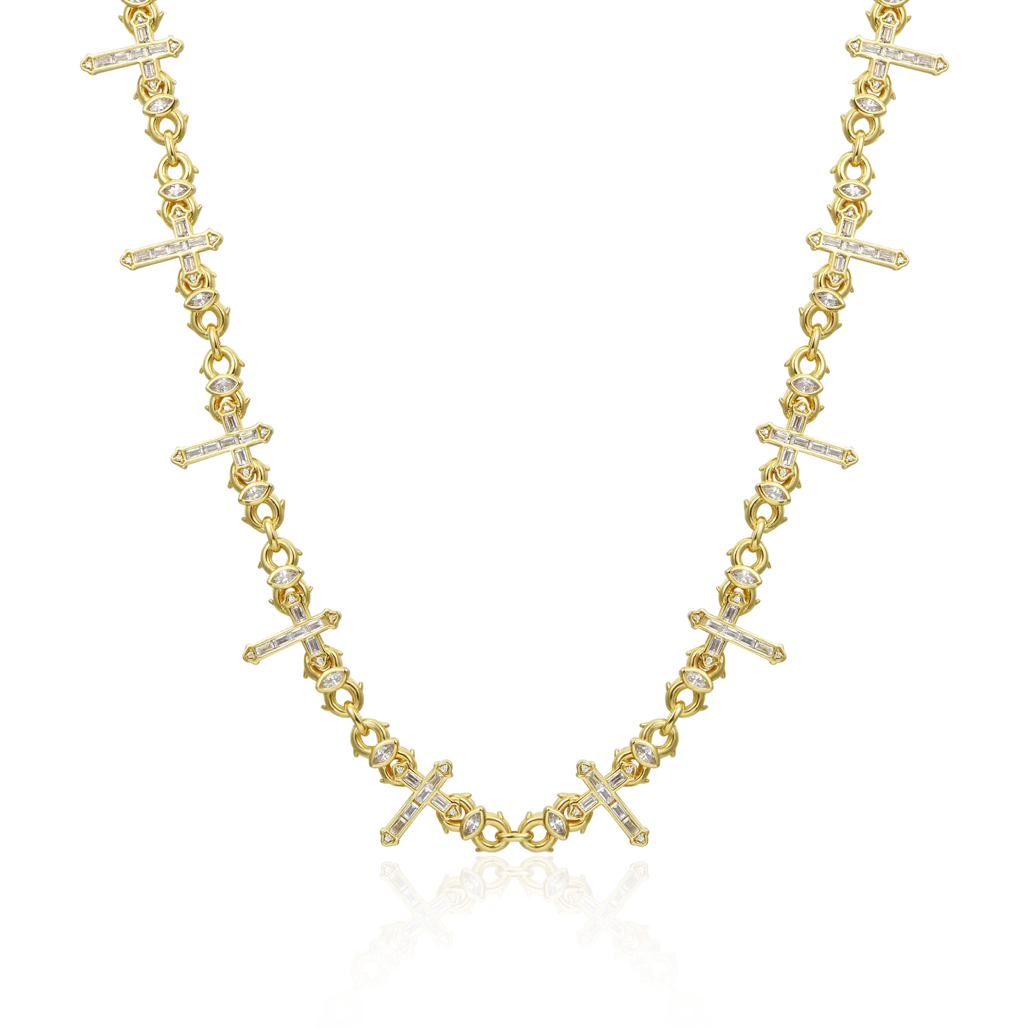 Cross Of Thorns Infinity Chain - 6mm