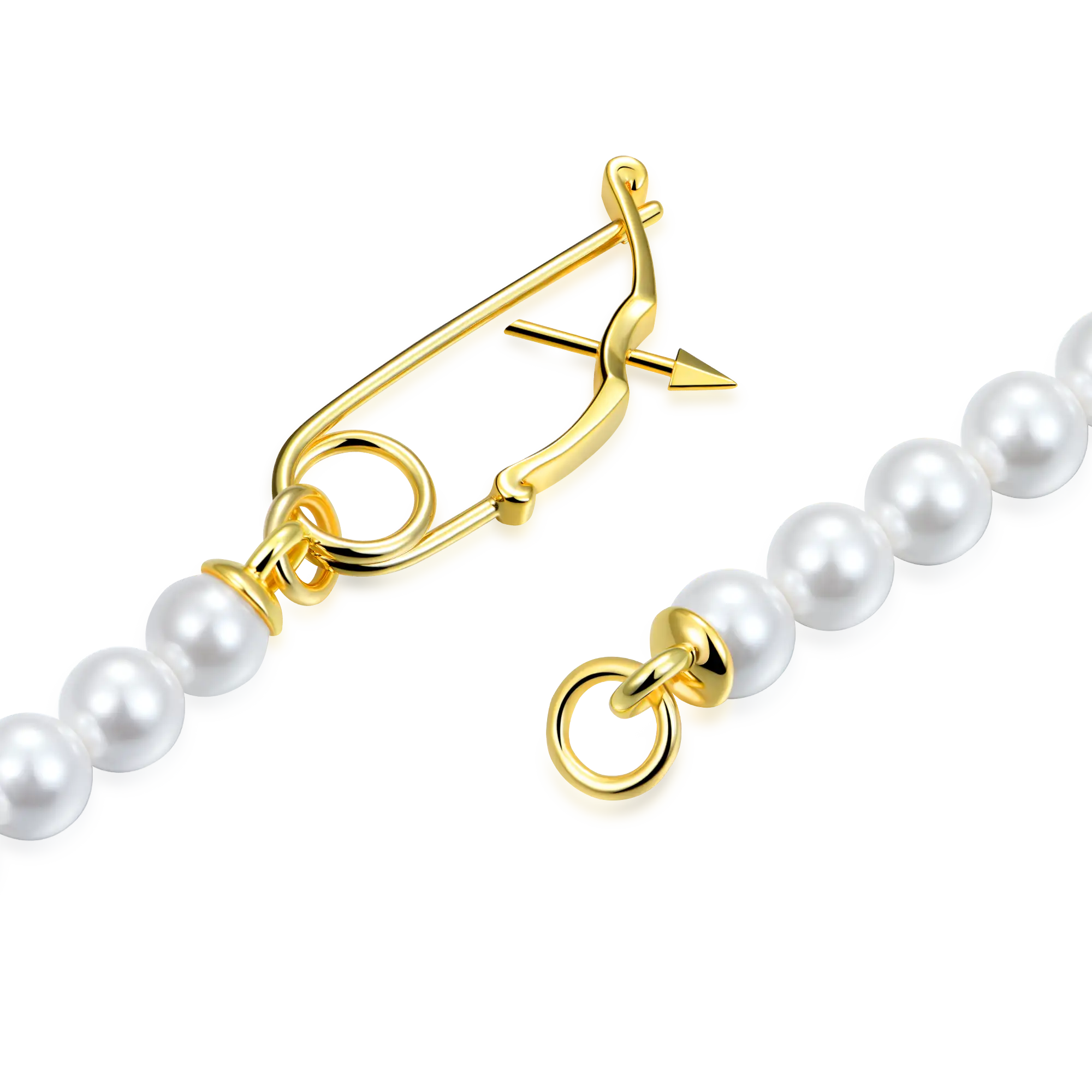 Chaîne de clavicule de perles Aporro