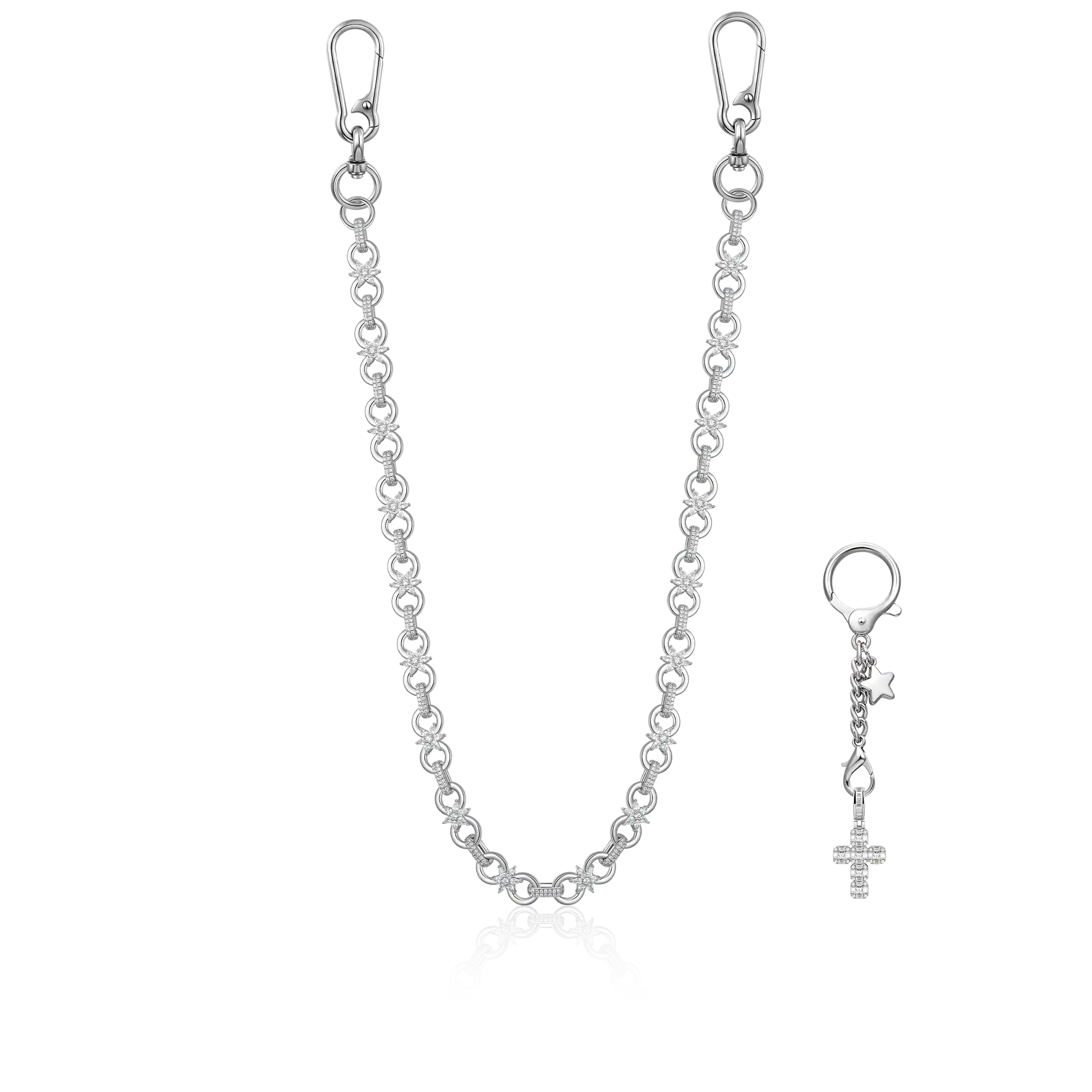 Infinity Bloom -Kette und Brieftaschenkette